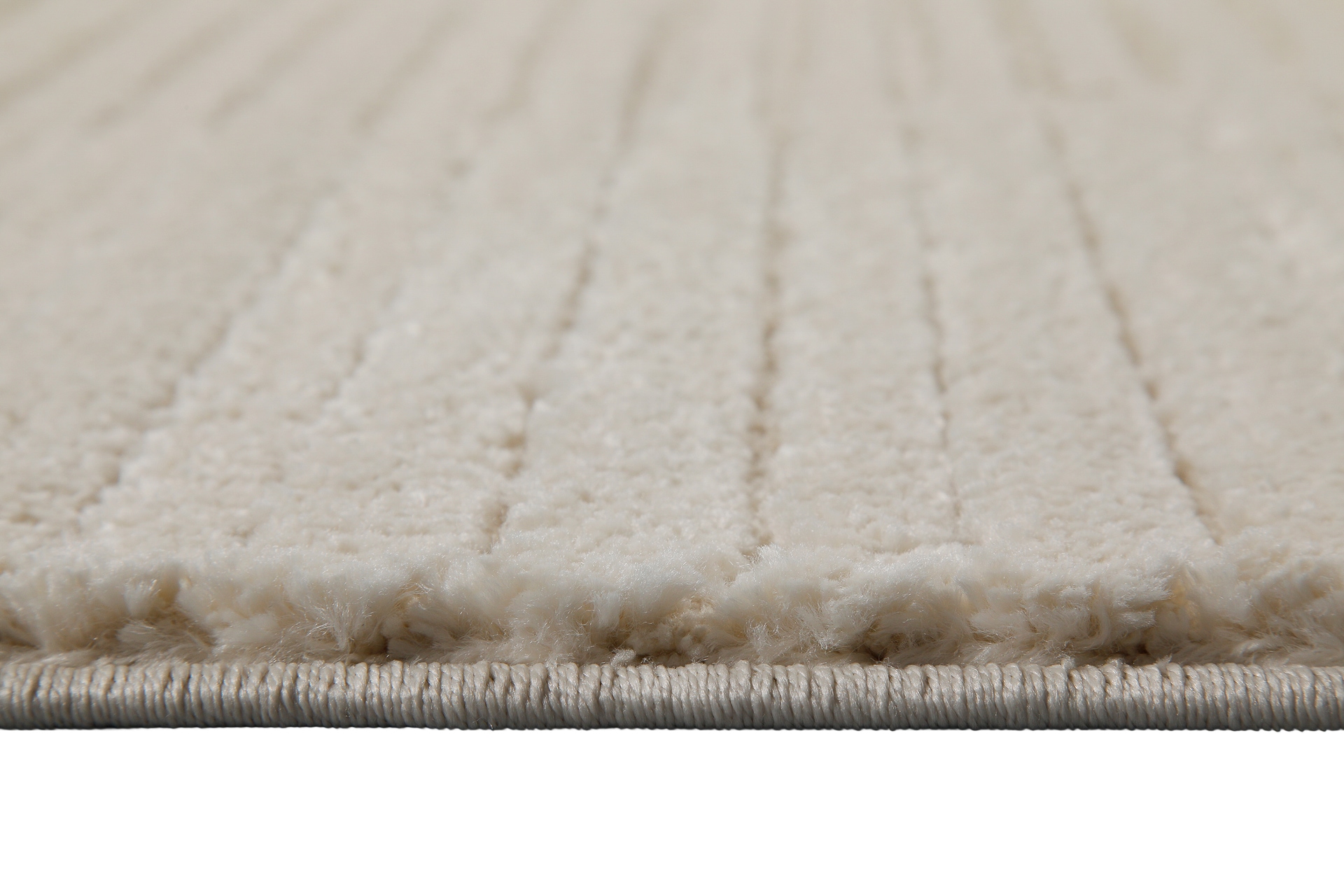 Wecon home Teppich »Sven« rechteckig 18 mm Höhe Gewebt, Hoch-Tief, pflegeleicht, Streifen Muster, Scandi, Wohnzimmer