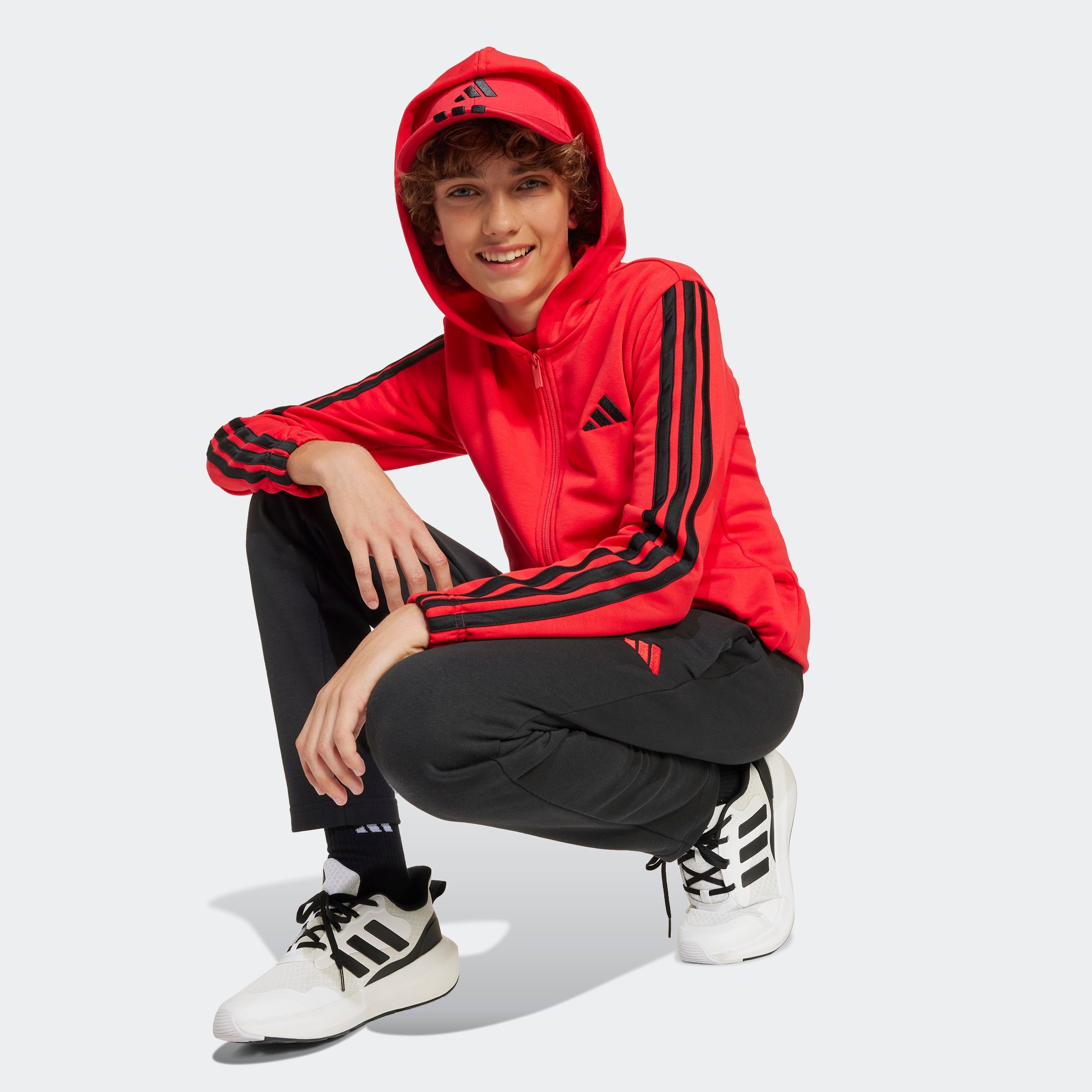 adidas Sportswear Trainingsanzug »J 3S FT TS 220«, (2 tlg.)