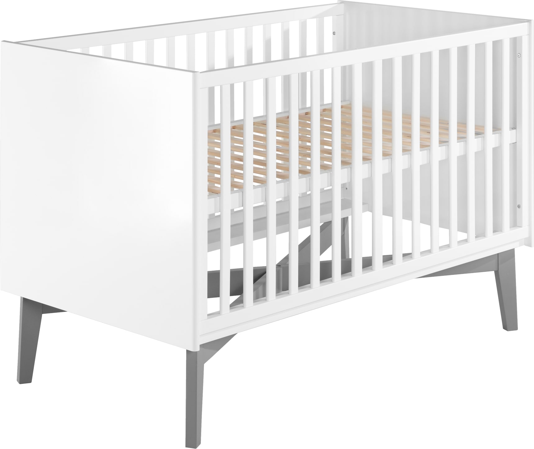 Babybett »Kombi-Kinderbett Mika, 70x140 cm«, mit aussergewöhnlicher...