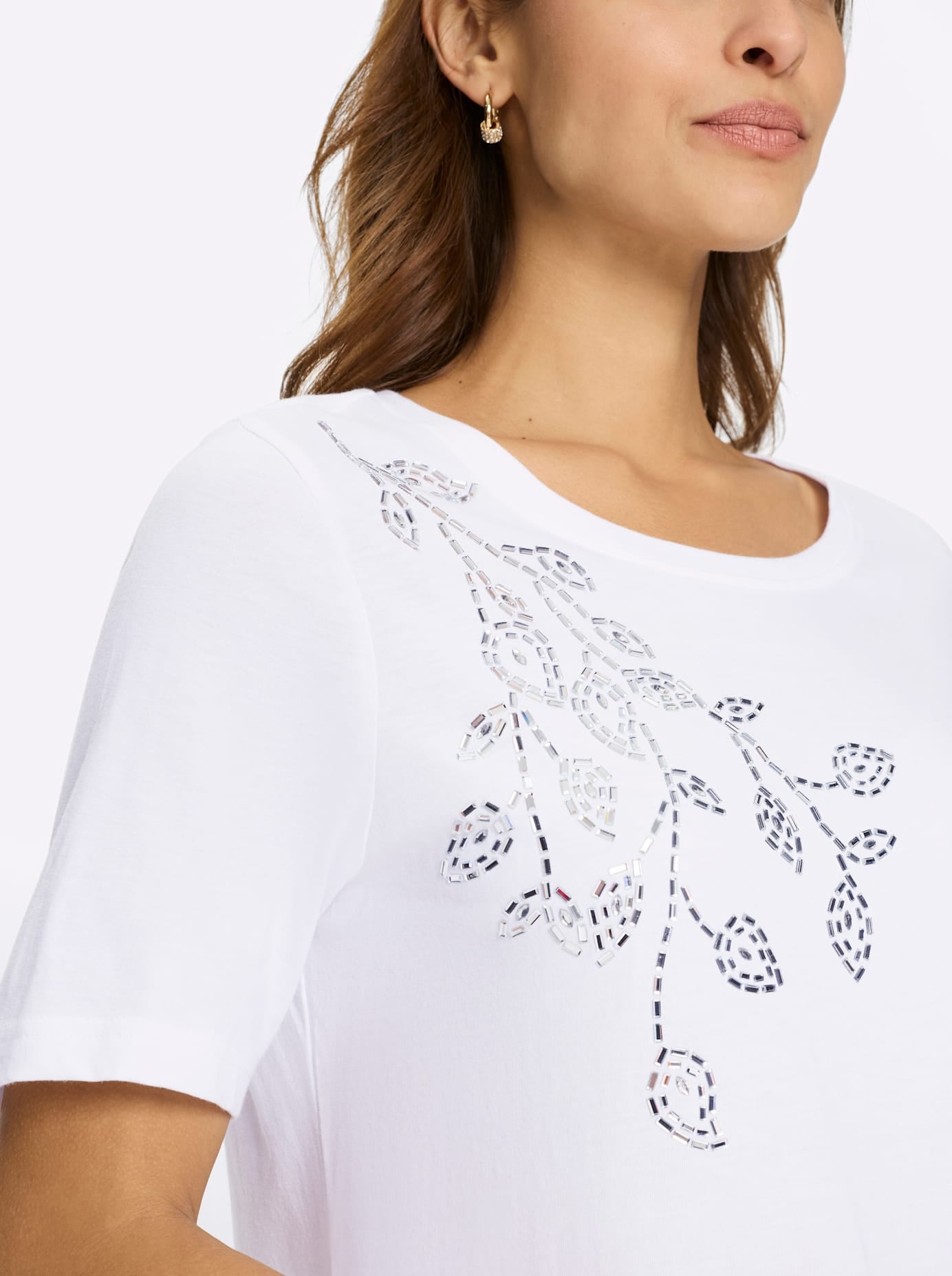 Lady Rundhalsshirt »Rundhals-Shirt« 1 tlg.