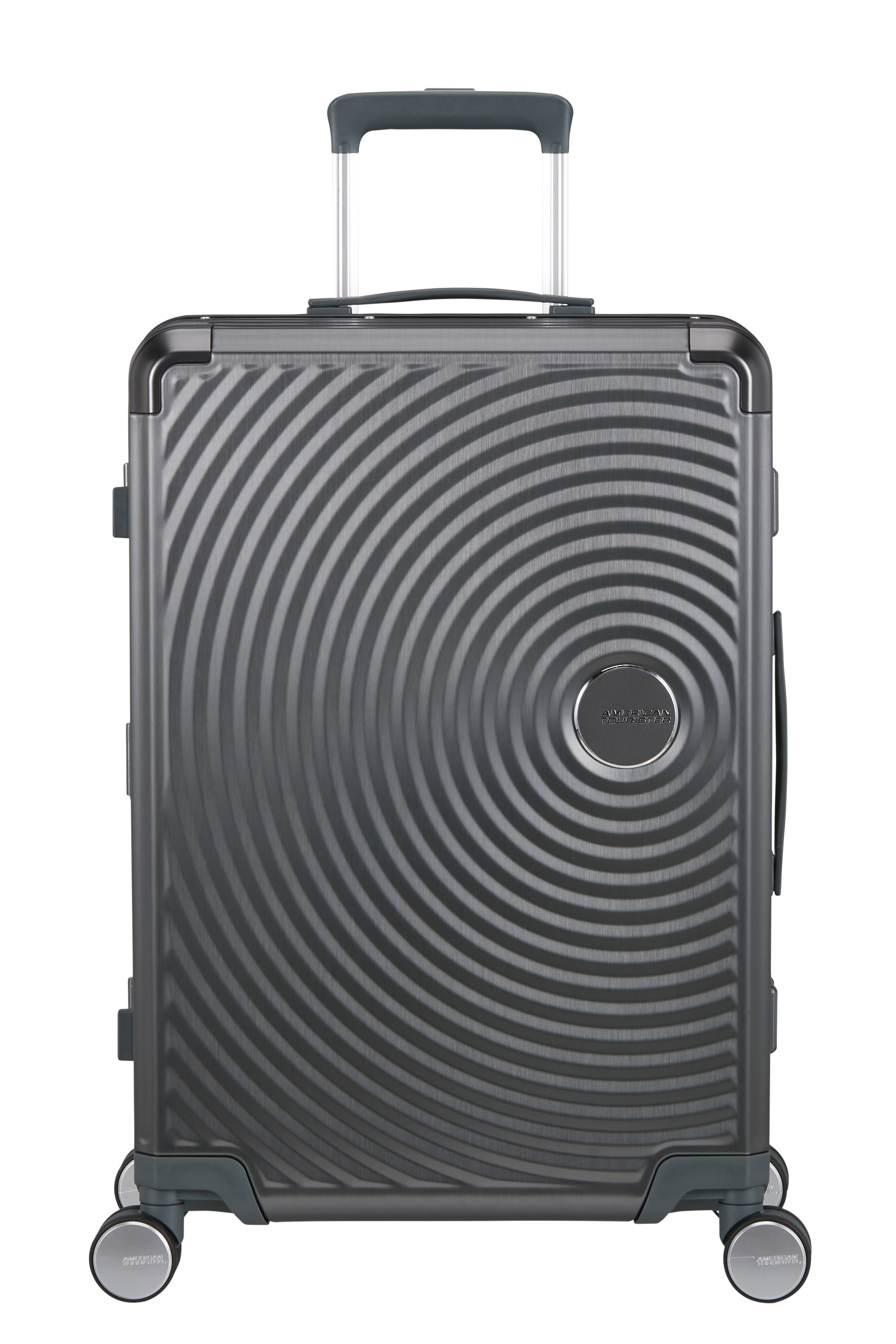 American Tourister® Trolley à coque dure »SOUNDBOX ALU, verschiedene Grössen und Farben« 73 litre 4 Rollen Valise rigide avec deux serrures TSA, valise en aluminium