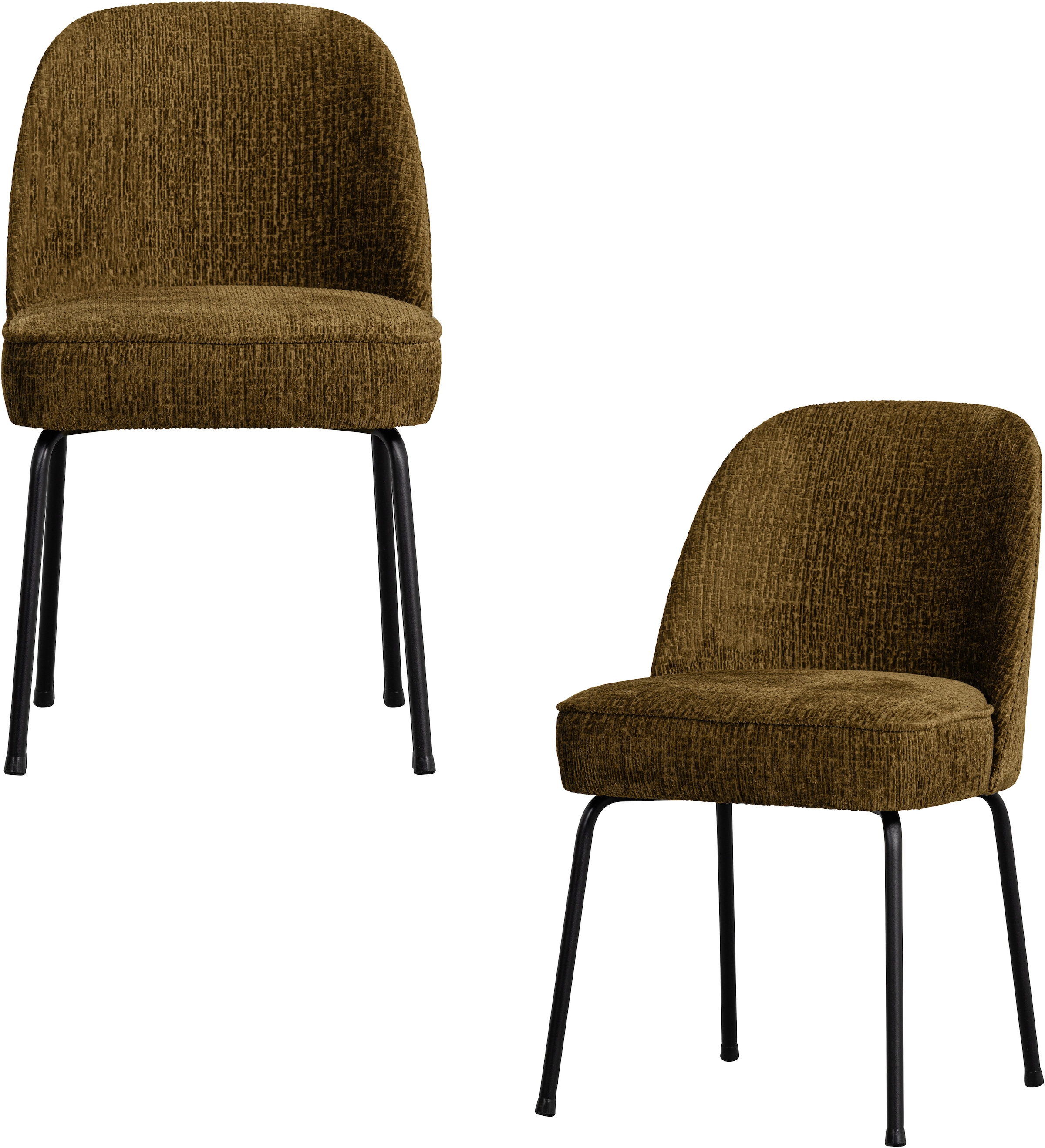 Image of WOOOD Esszimmerstuhl "Vogue mit bezug und 3D-Muster, B 50 x T 57 x H 83 cm (2er-Set)" (Set) 2 Stk.Ausgezeichnete Verschleissfestigkeit, Jacquard-Velvet Polsterung