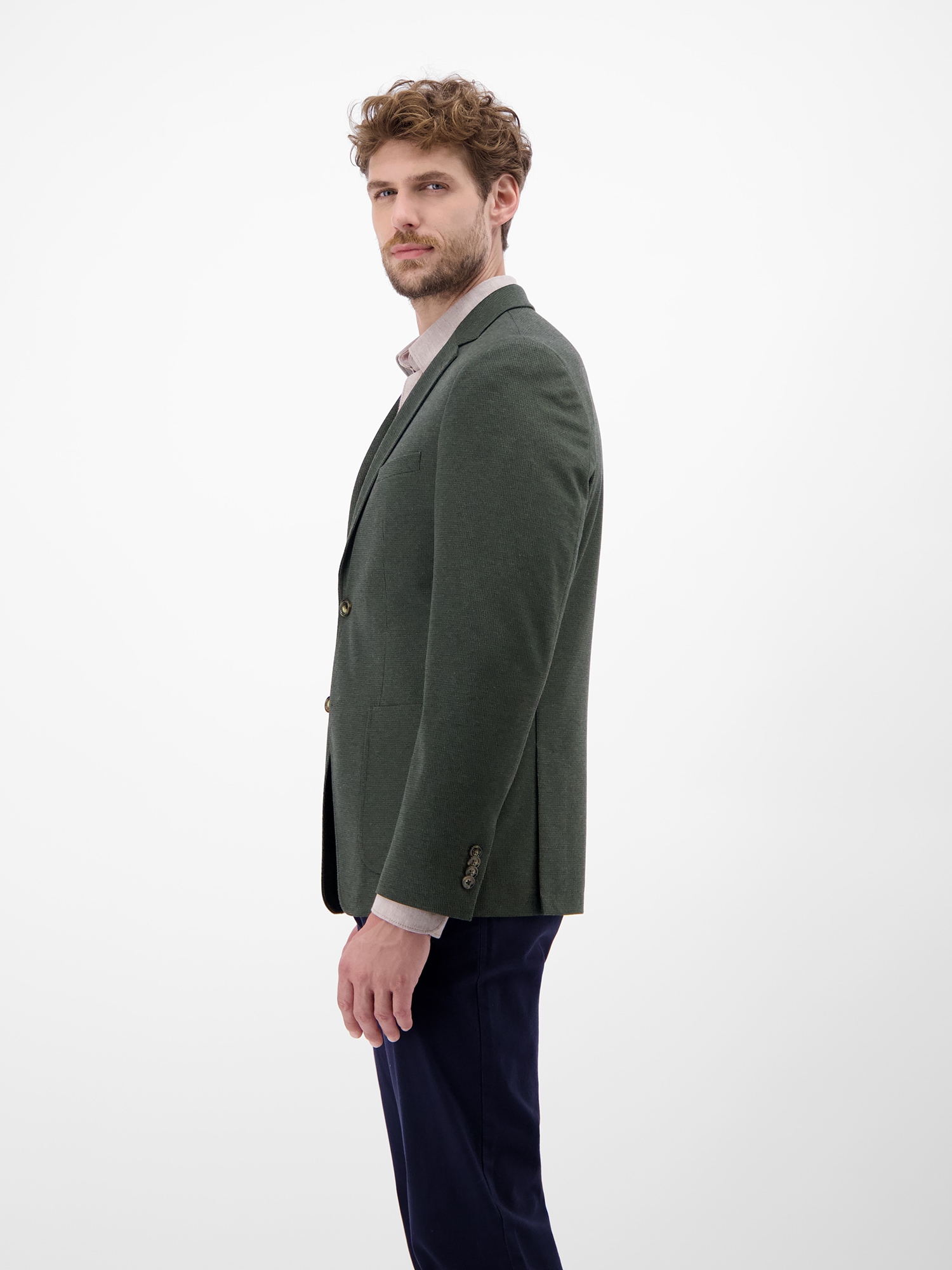 LERROS Jerseysakko »Sakko mit Hahnentrittmuster«