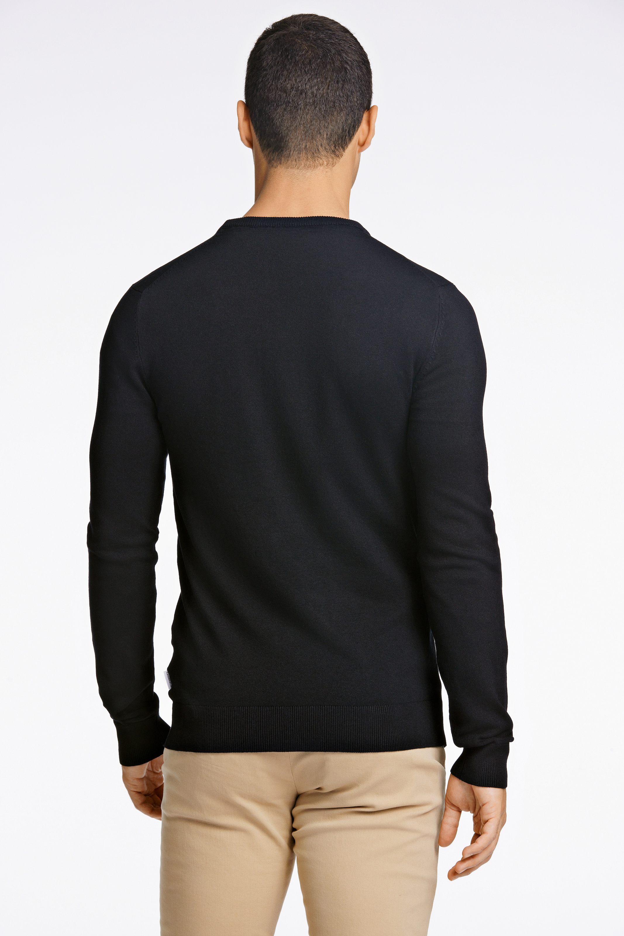 LINDBERGH Strickpullover mit Logo-Stickerei