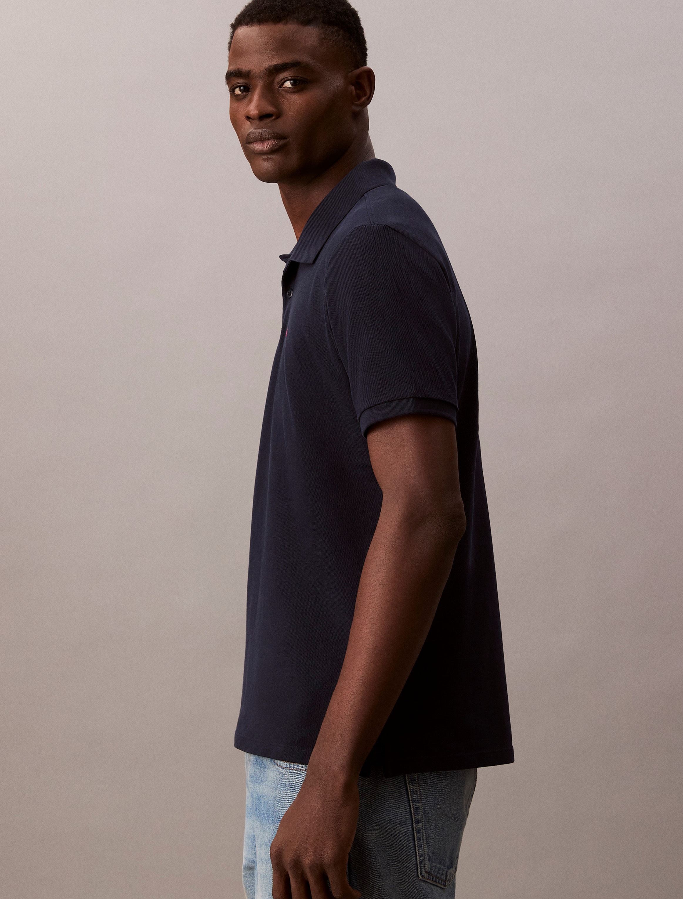 Calvin Klein Jeans Polo »SS CASUAL PIQUE CLASSIC POLO« Mit Rundhalsausschnitt