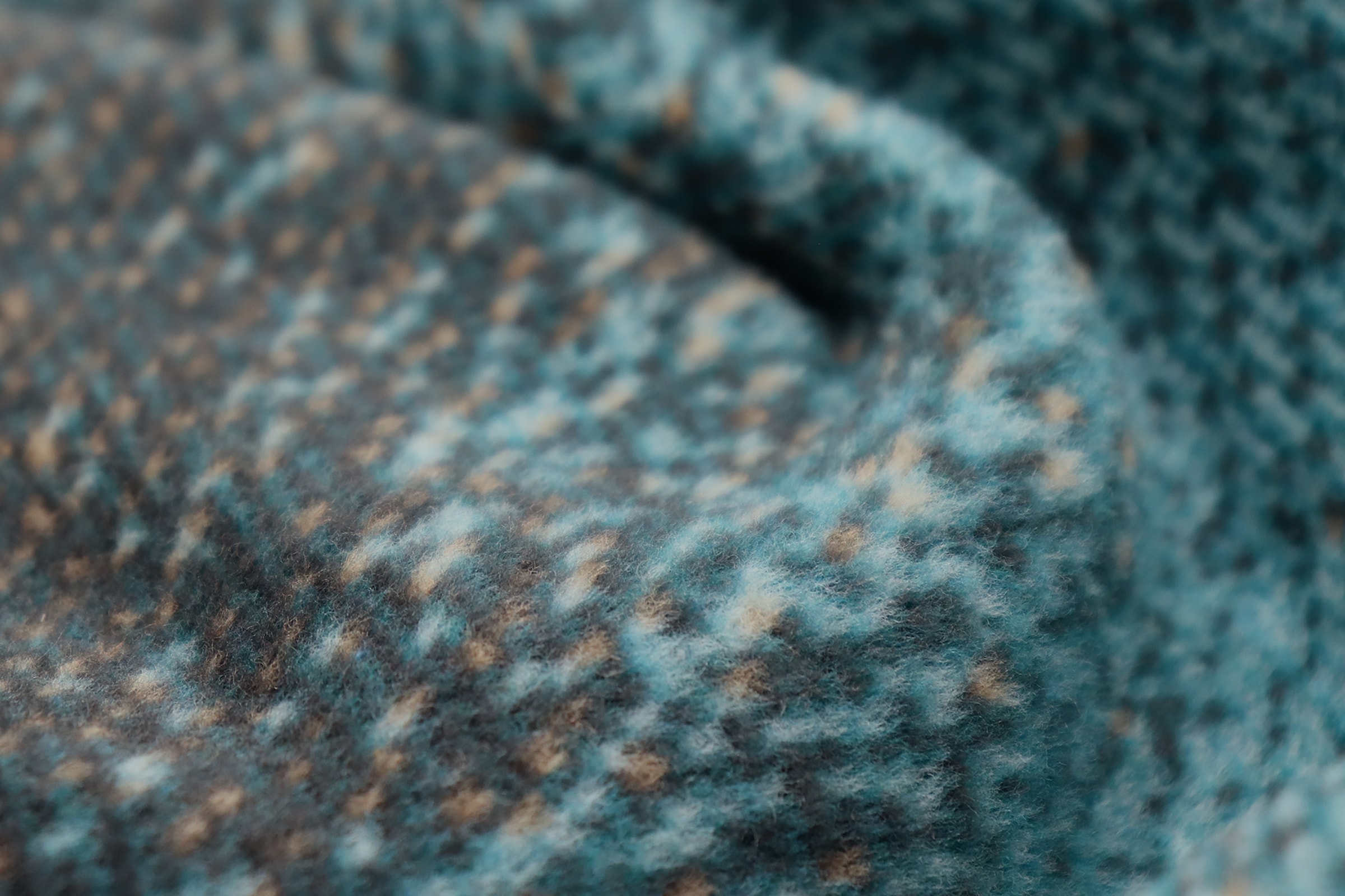 Biederlack Wohndecke »Blue Fade« trendige Farben mit fliessendem Übergang