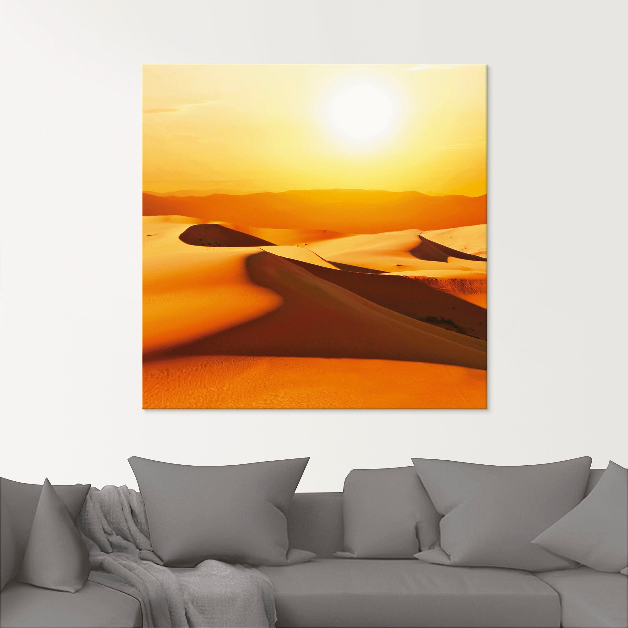Artland Glasbild »Dünen«, Wüste, (1 St.), in verschiedenen Grössen kaufen