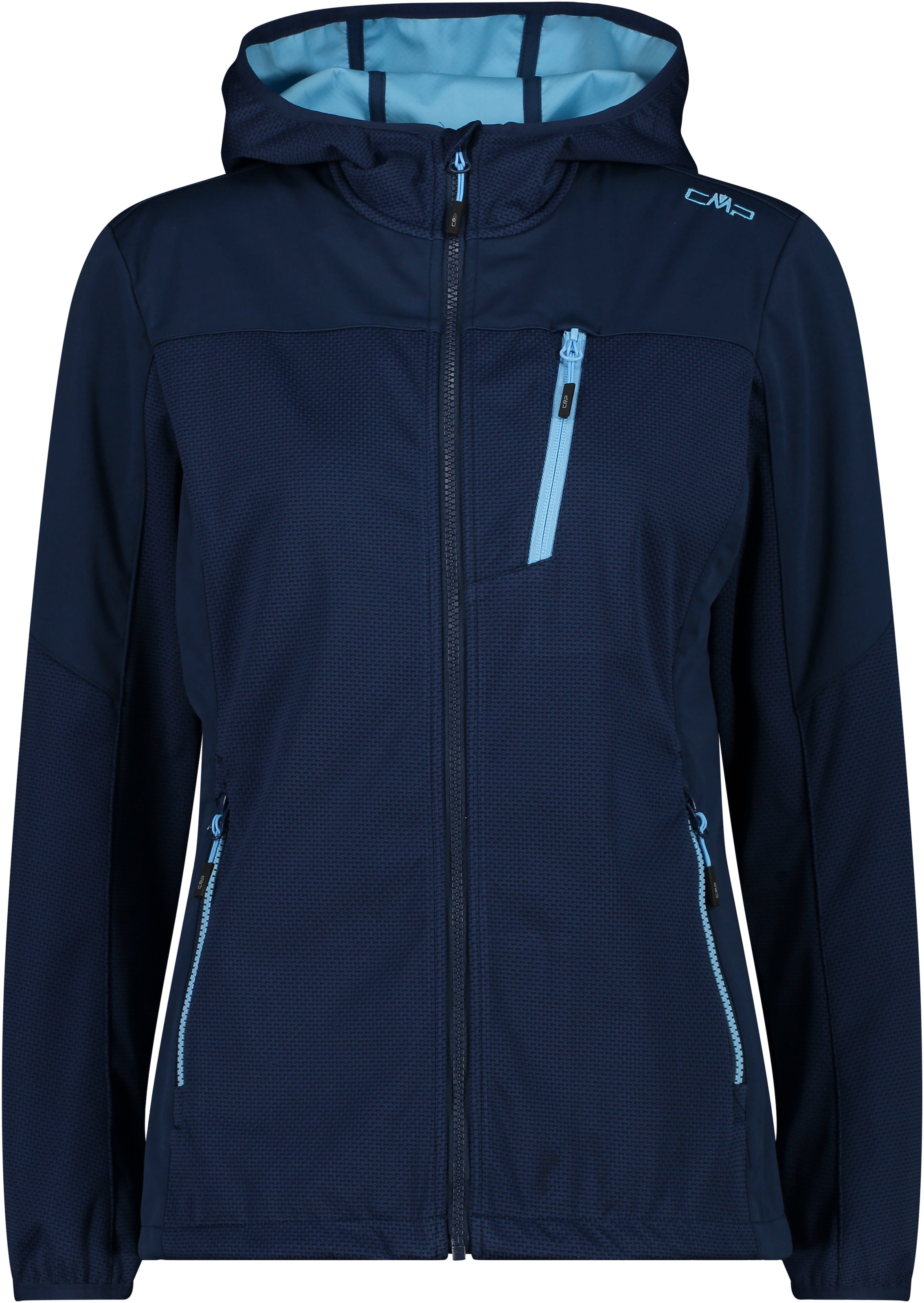 Outdoorjacke, mit Kapuze