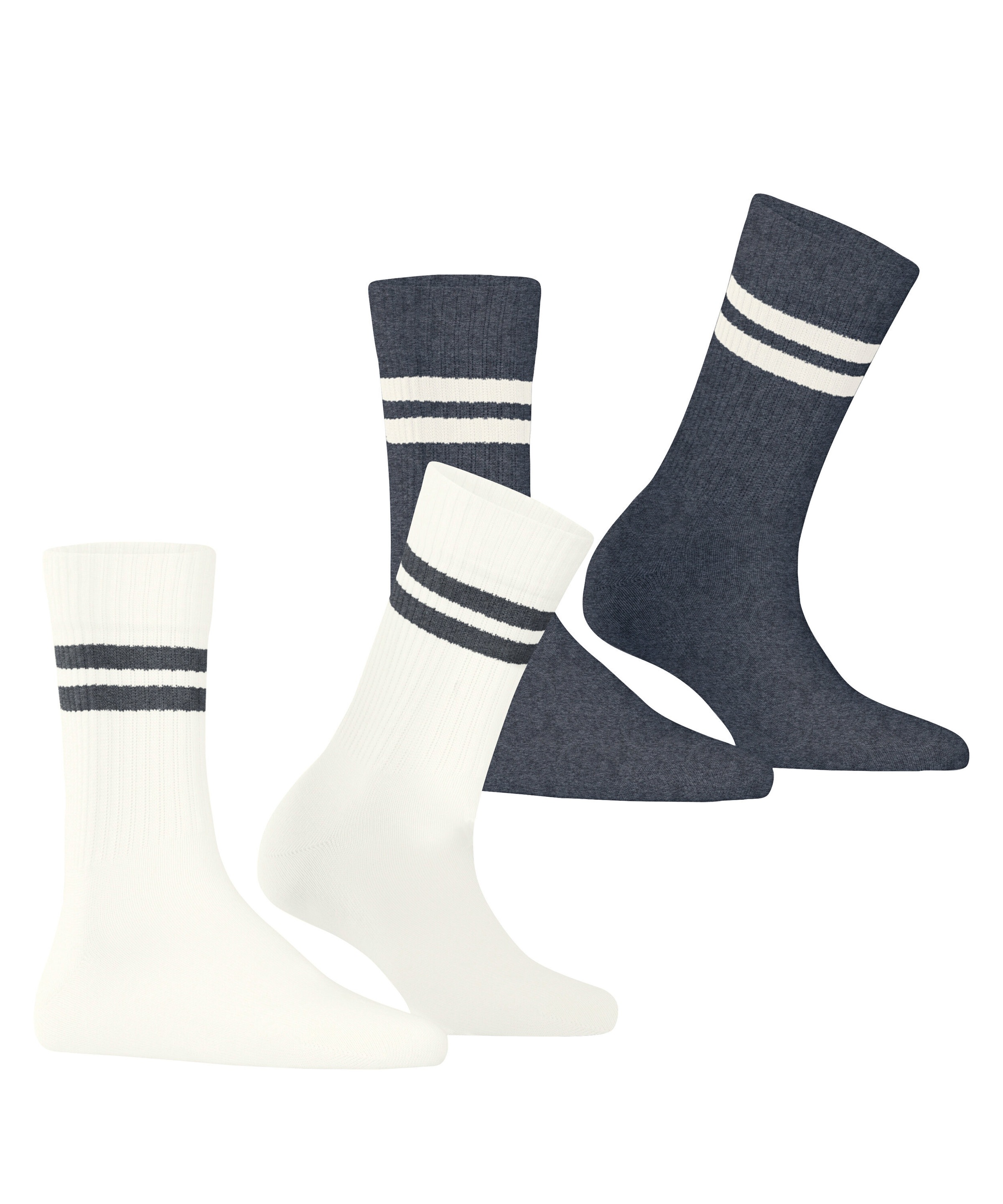 Esprit Tennissocken »Tennis Stripe« 2 Paar,  mit Kontraststreifen, sportliches Design, perfekte Passform