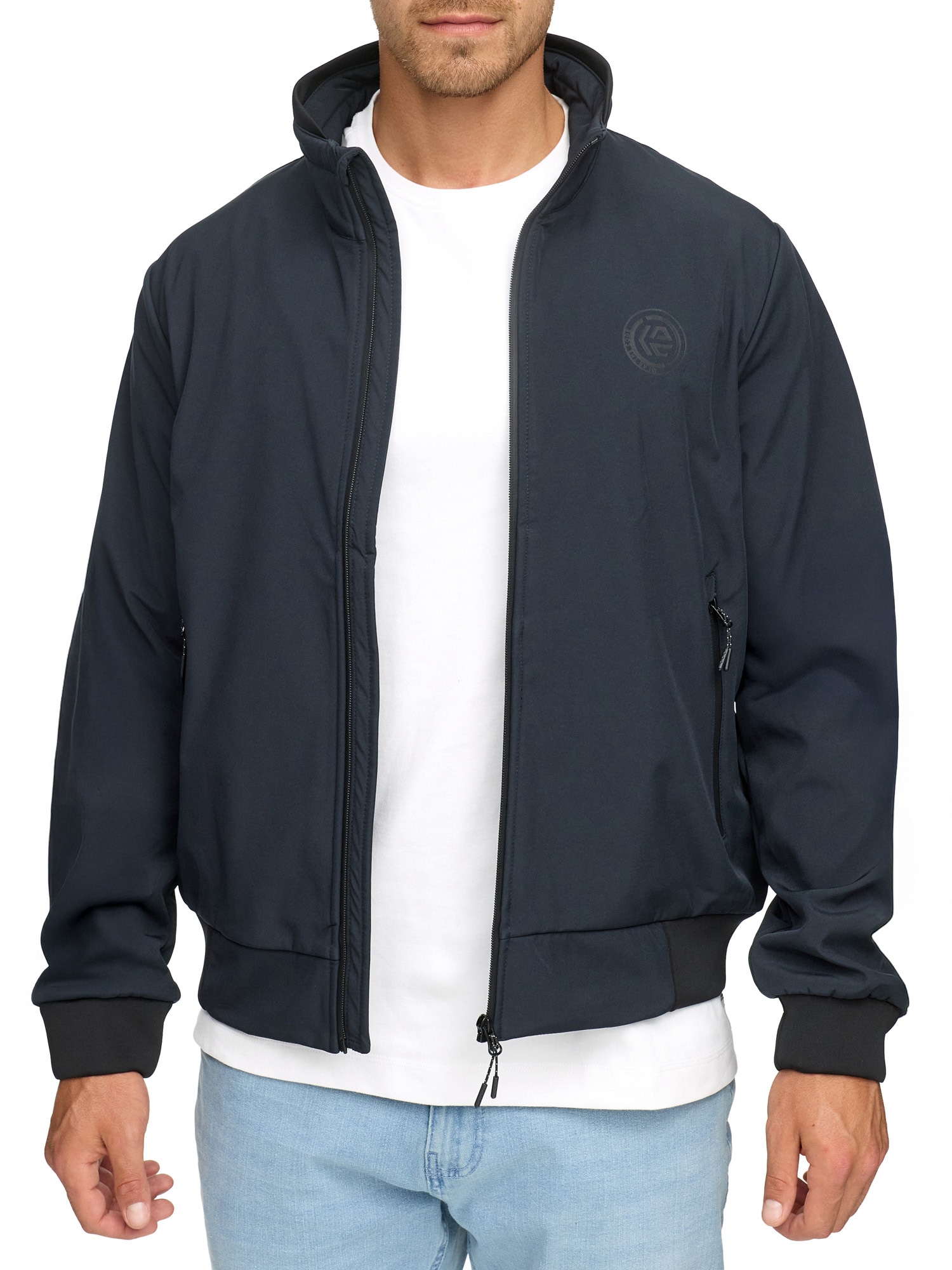 Indicode Veste softshell »INRoute Jacket« ohne Kapuze