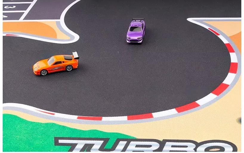 Autorennbahn »Turbo Track XL Micro Rally 80 x 120 cm«