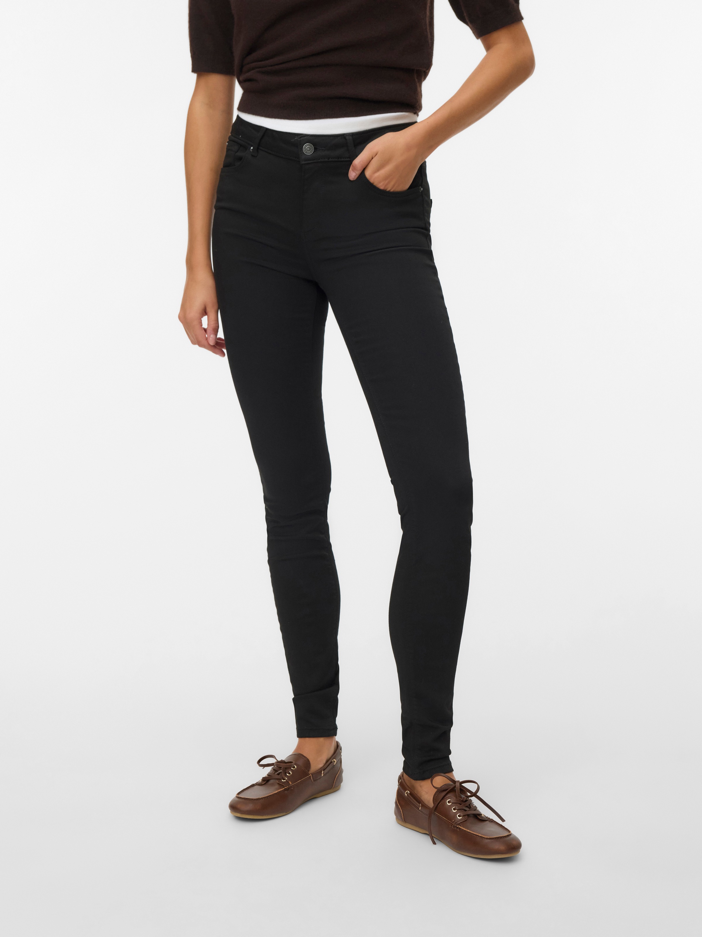 Image of Vero Moda Skinny-fit-Jeans "VMLUX NW SUPER S JEANS" aus extra weicher Modal Qualität