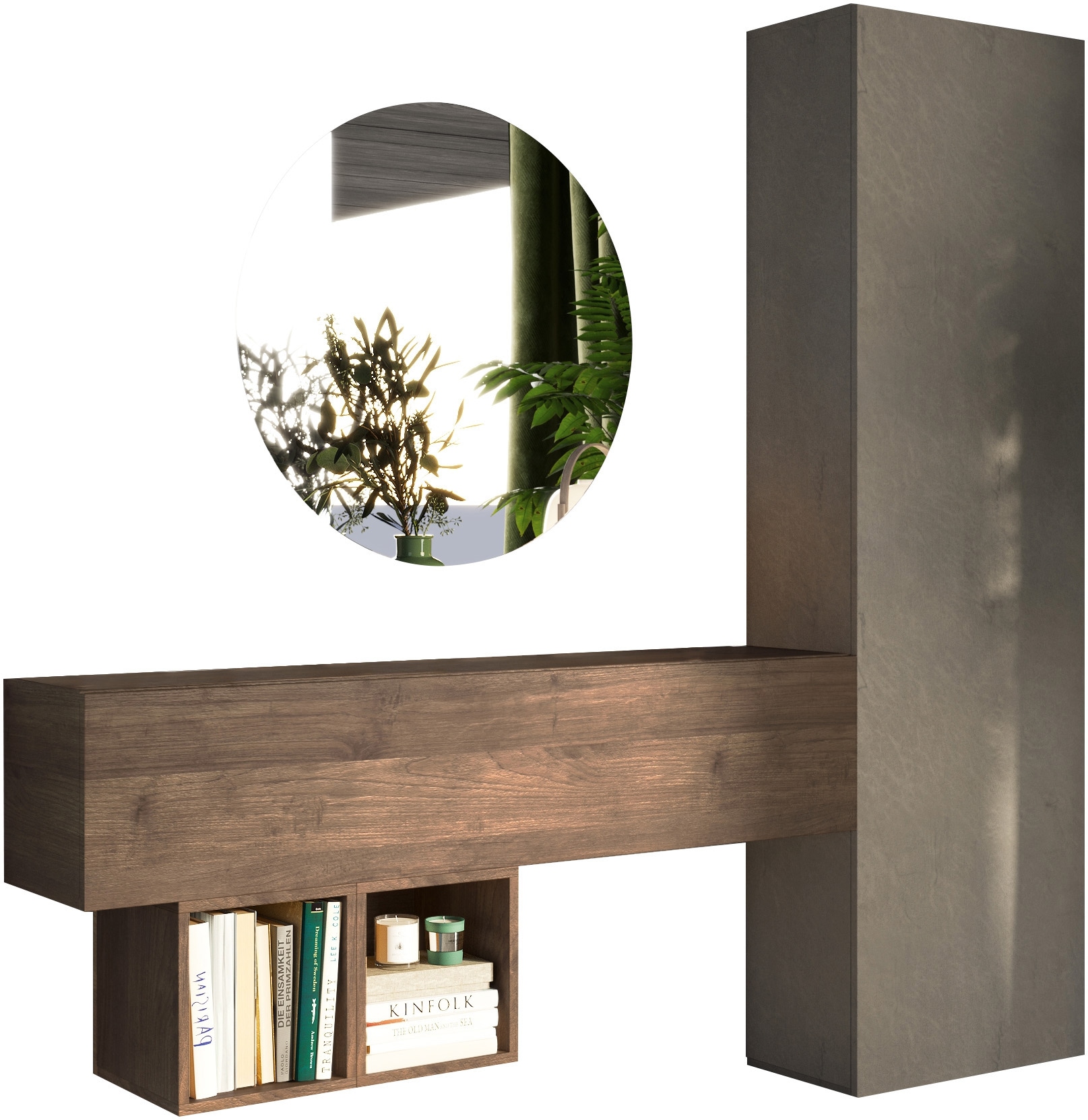 Image of Home affaire Garderoben-Set "Infinity, 4tlg. Breite 192 cm, Höhe 186 cm, moderne Garderobe" Spar-Set, 4 Stk. tlg.