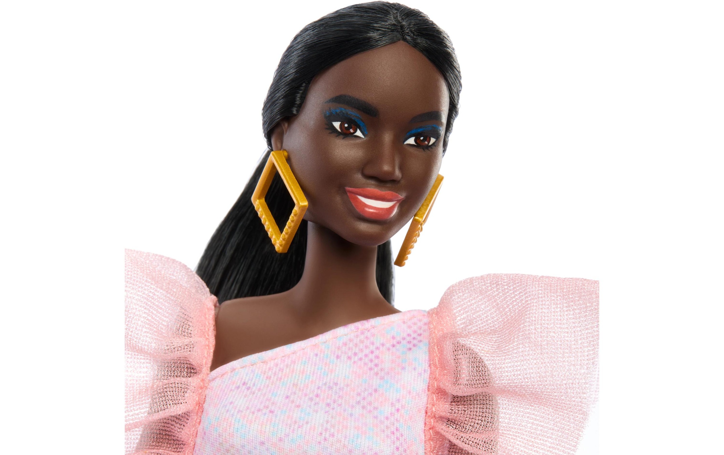 Barbie Anziehpuppe »Fashionista Peach Puffy Dress«