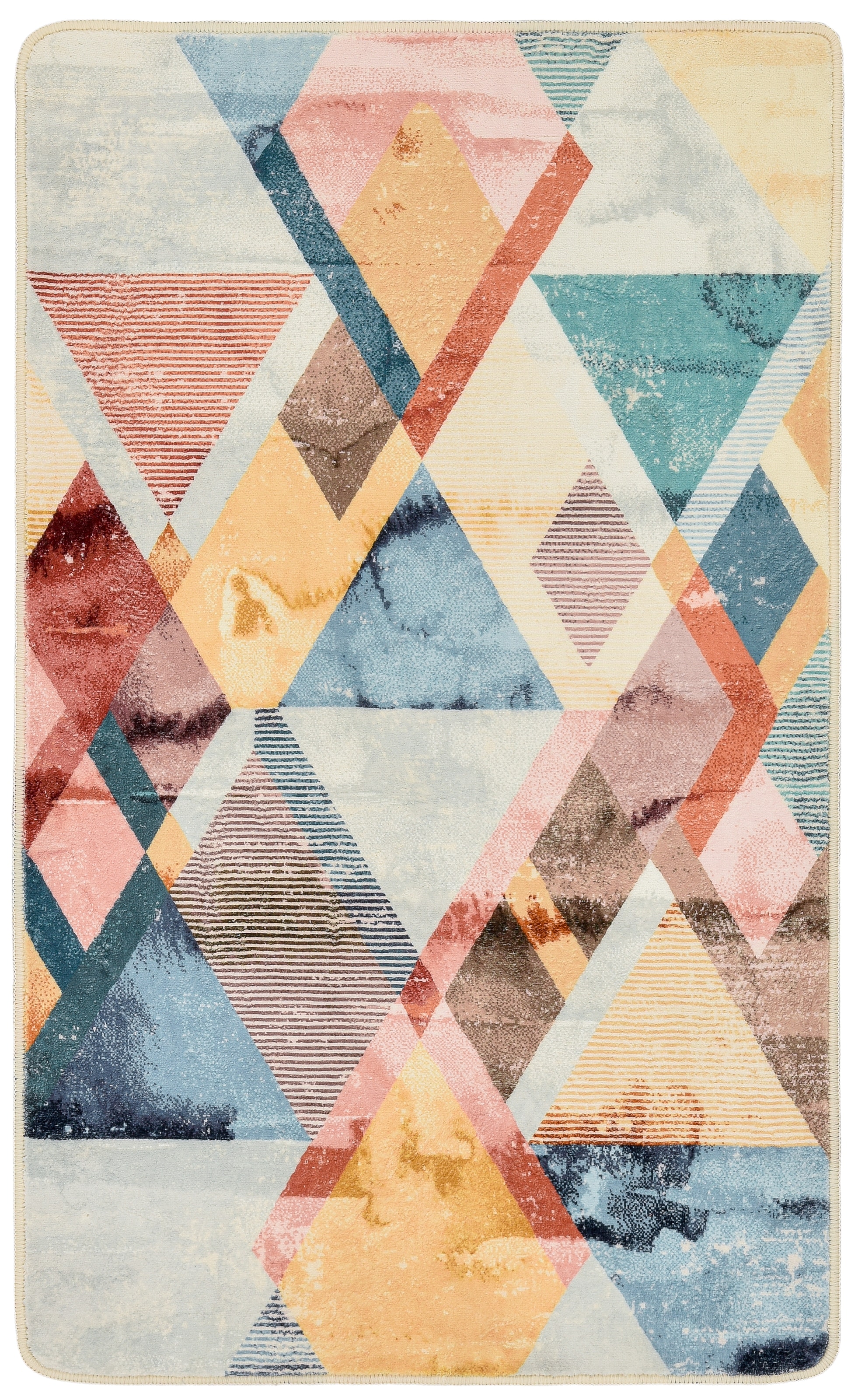 Gino Falcone Tapis de bain »Aquata GF-166, Badvorleger, Badezimmer Teppich« Höhe 7 mm revêtement antidérapant Badteppich, bedruckt, modernes Design, rechteckig