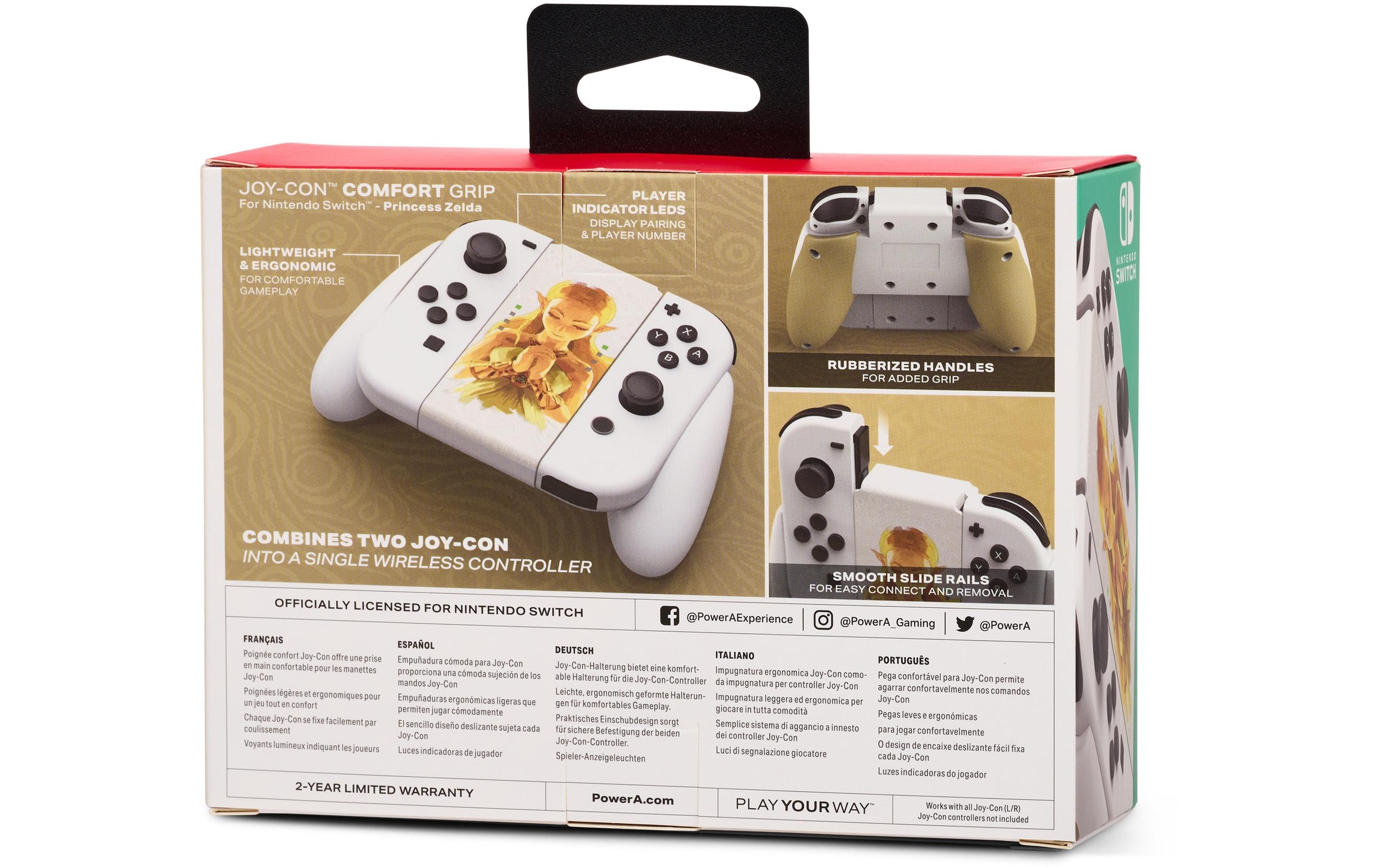 PowerA Switch-Controller »Joy-Con Comfort Grip Zelda«