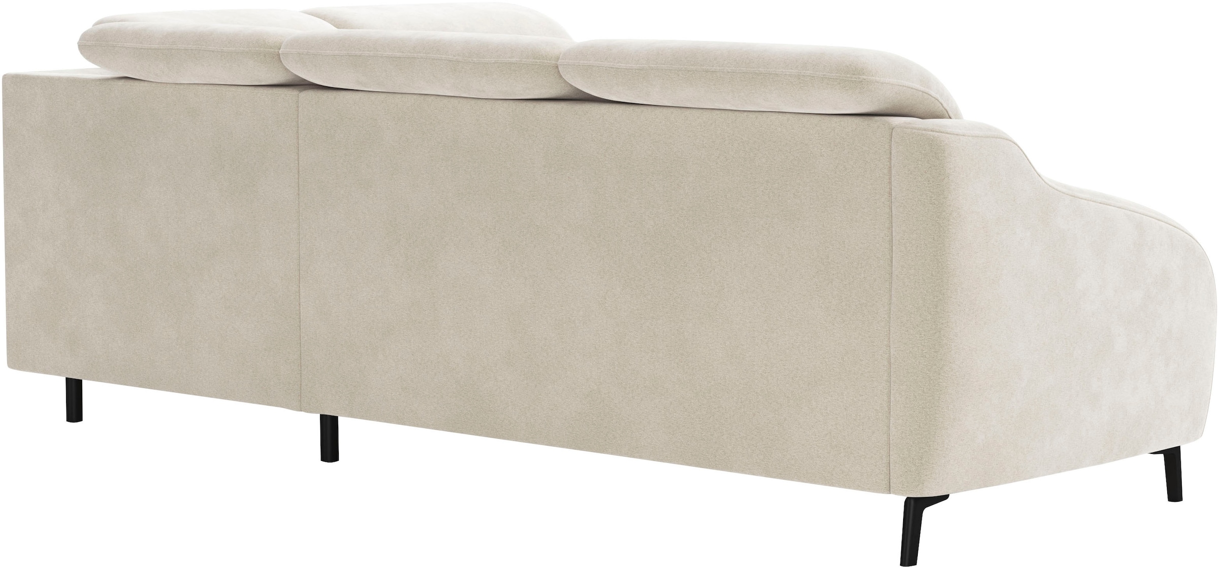 sit&more Ecksofa »Blues L-Form« wahlweise mit Klapptisch und USB