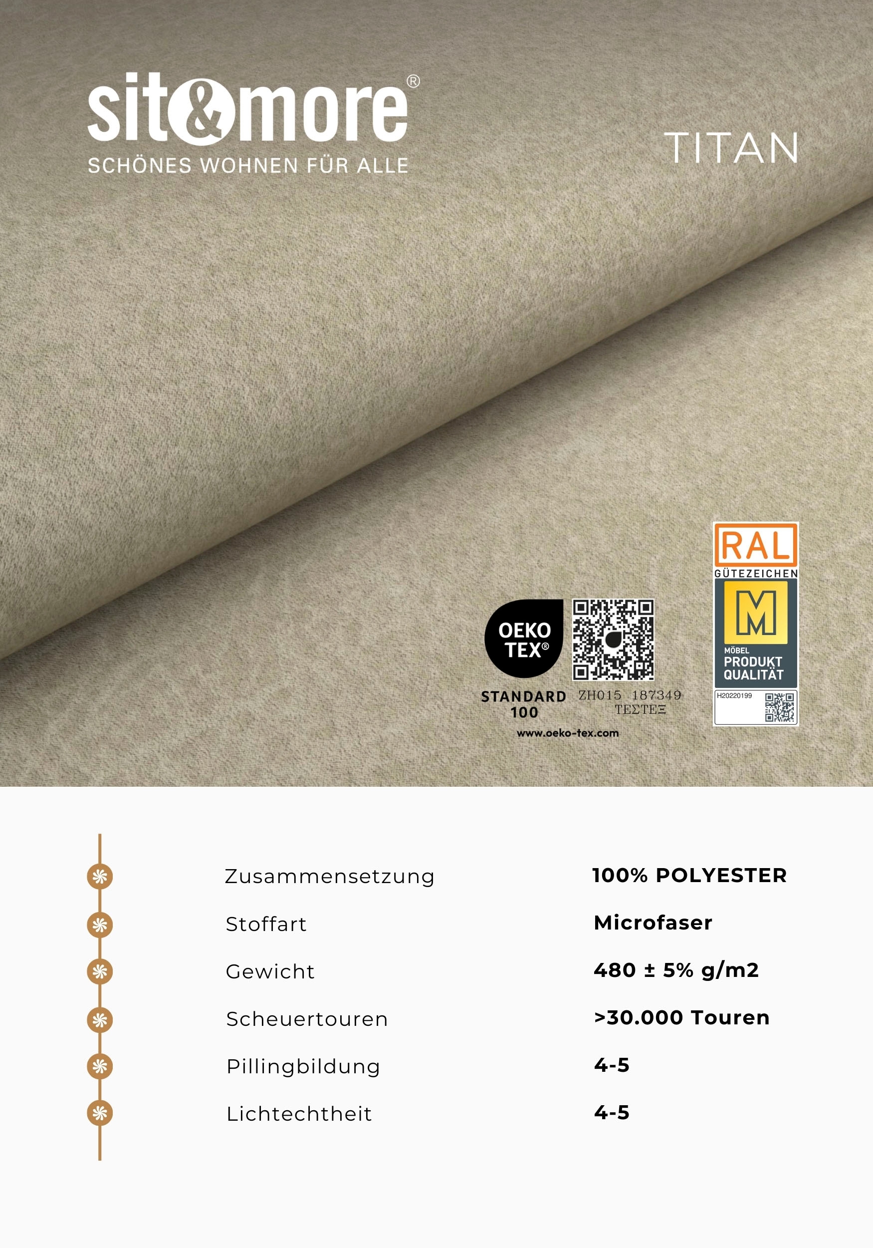 sit&more Polsterauflage »Eve«