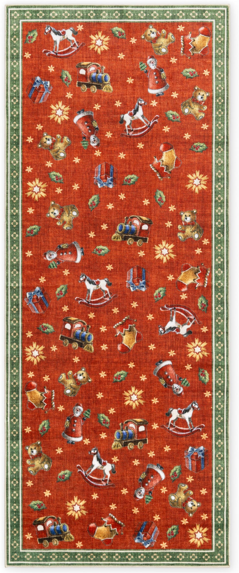 Villeroy & Boch Teppich »Toy's Delight Nostalgic Noel« rechteckig 3 mm Höhe Weihnachten, Toys Delight, Wohnzimmer, Waschbar, Baumrock, Christmas
