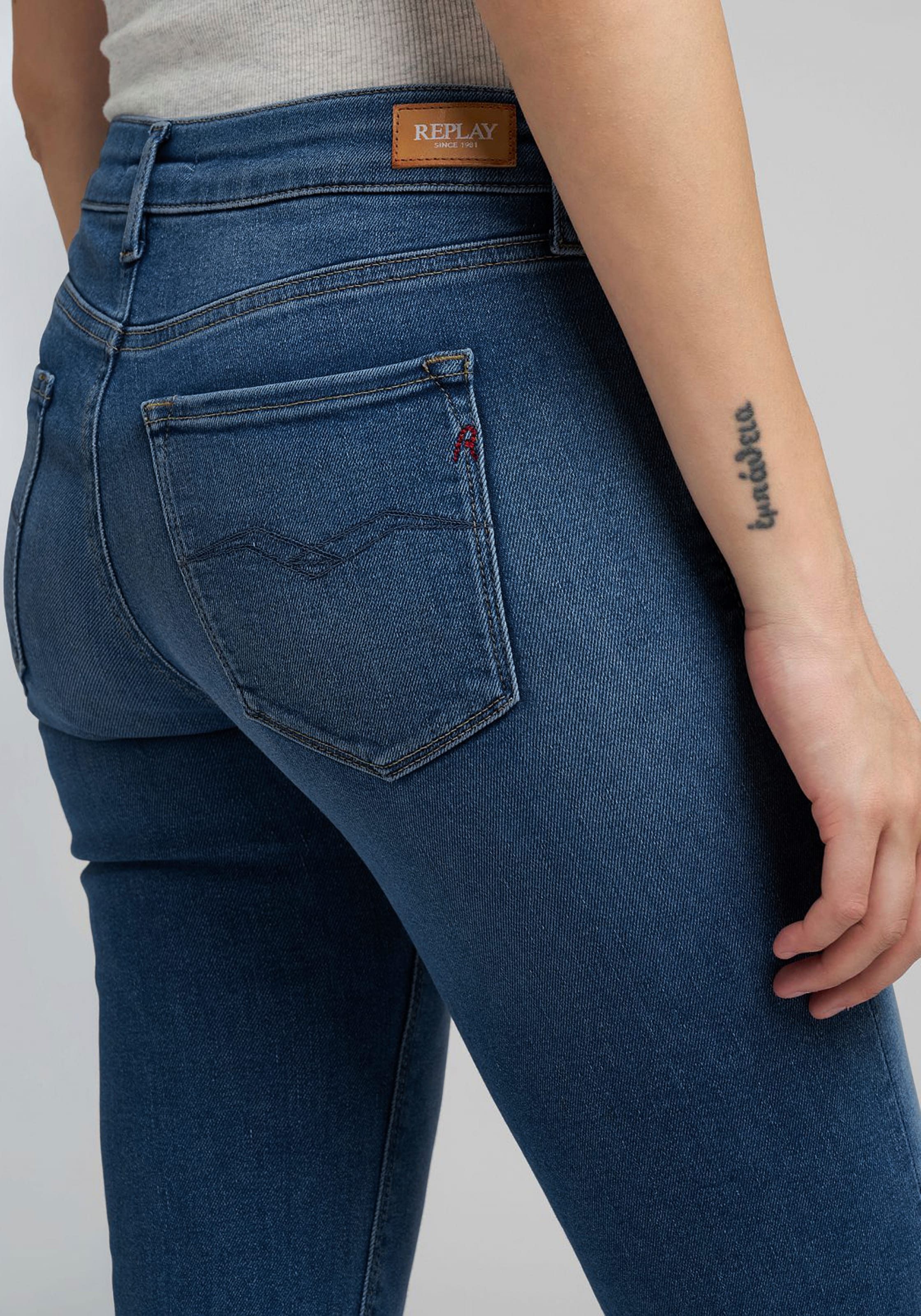 Replay Jeans bootcut »NEW LUZ« avec R brodé sur la poche arrière