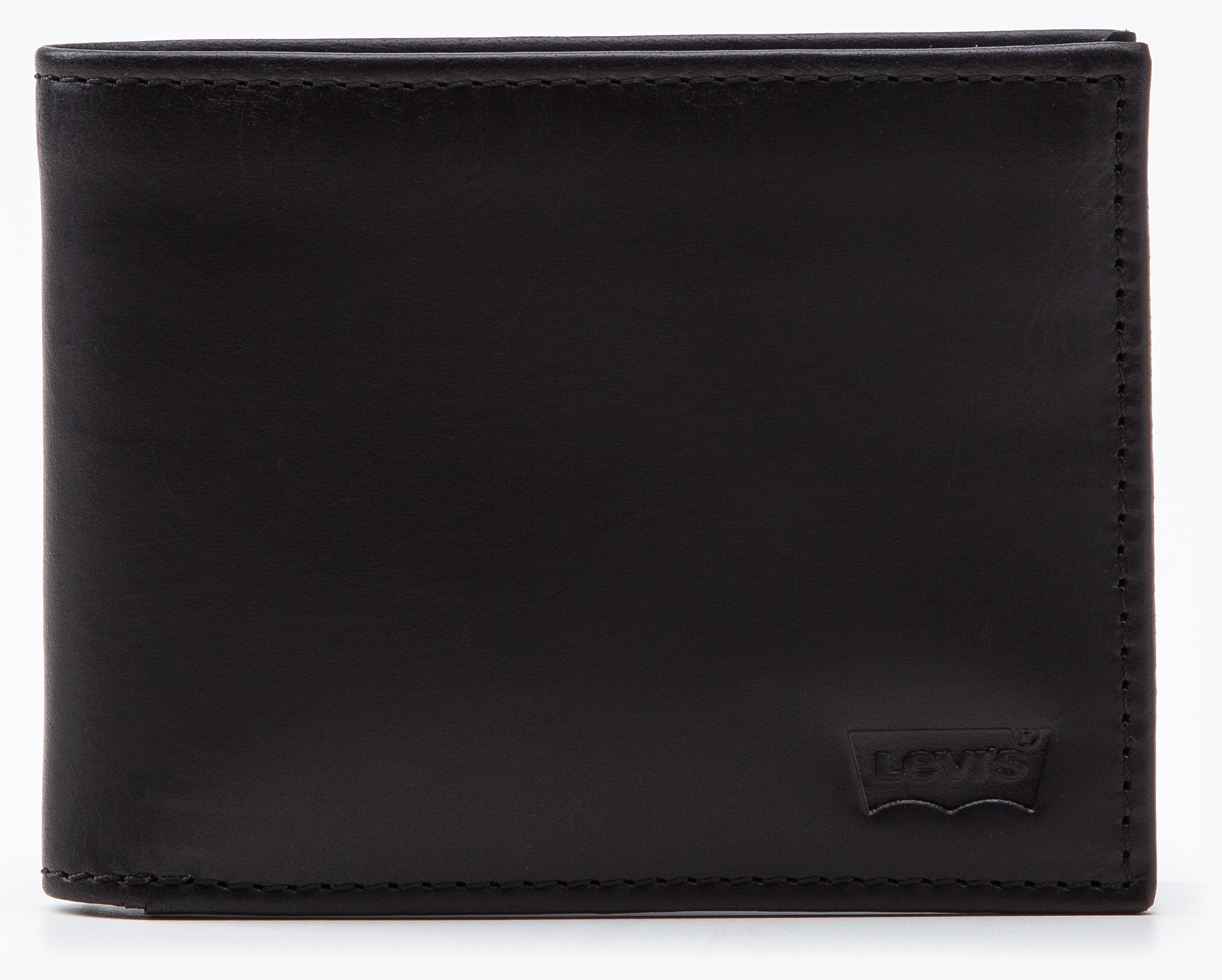 Image of Levis Geldbörse "LEVIS CASUAL CLASSICS HUNTE COIN BIFOLD - BATWIN" mit Münzfach, aus Rindnappaleder
