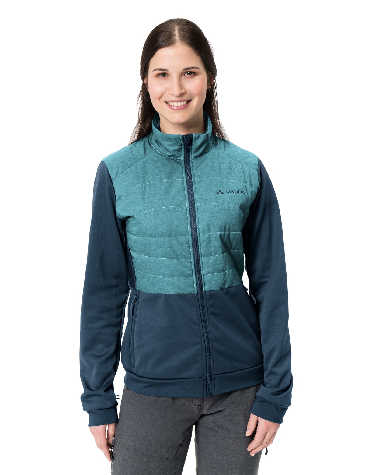 VAUDE 3-in-1-Funktionsjacke, mit Kapuze, Wasserdicht, winddicht und atmungsaktiv
