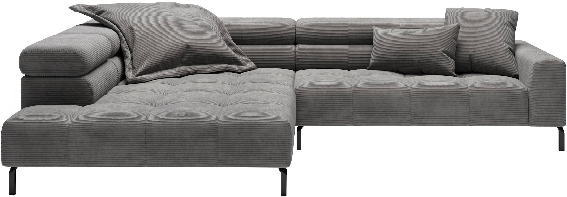 Image of Home affaire Ecksofa "Claya, 311 cm breit, L-Form, inkl. Kopfteilverstellung" mit elektrischem Sitzvorzug im Hauptelement
