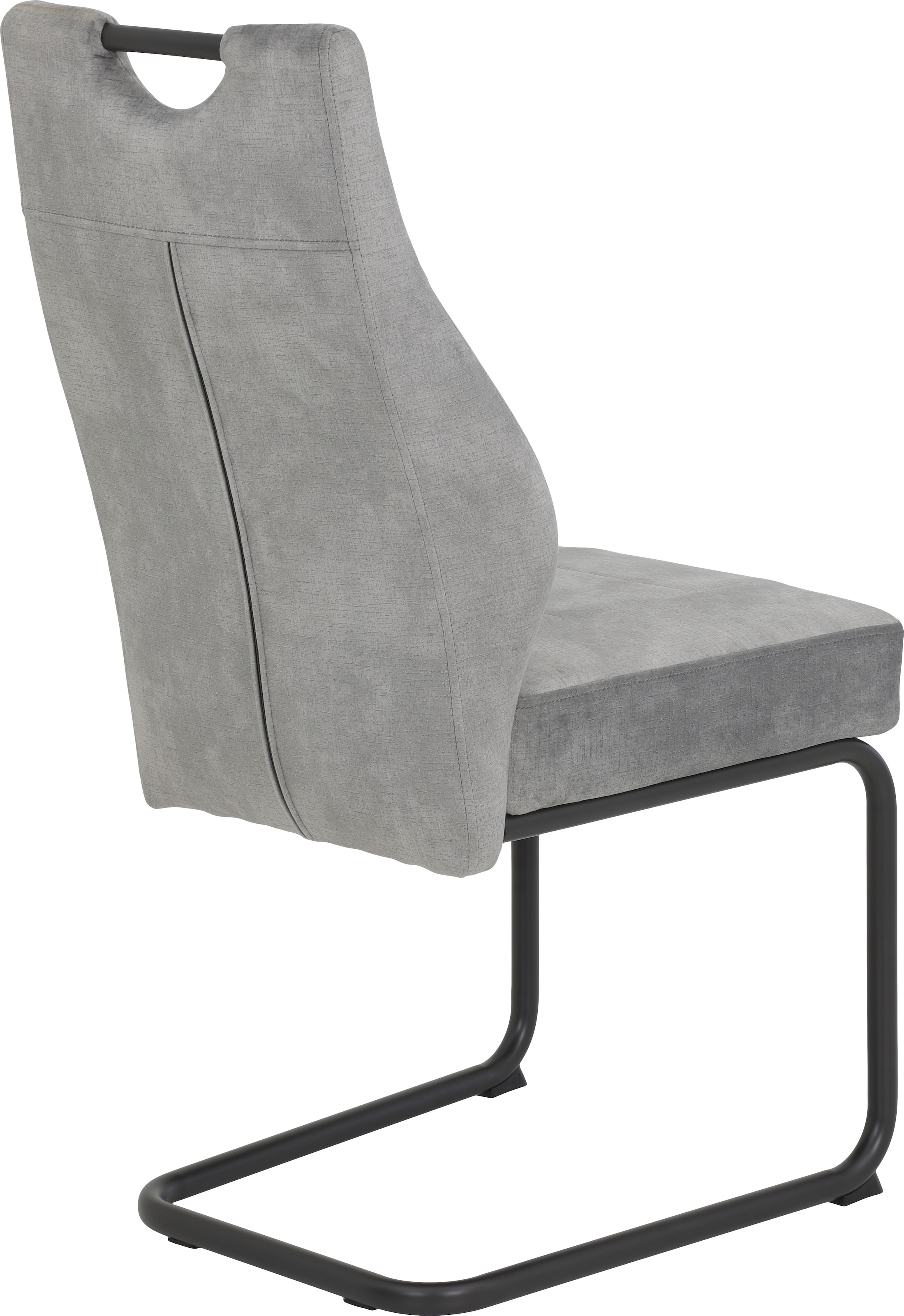 HELA Ensemble de salle à manger »EMS Tisch 140-180x90 cm ausziehbar, Esstisch inkl. 4 Stühle« Ensemble, ensemble 5 pièces, table à manger plus 4 chaises, 5 cuis tlg. Table extensible Freischwinger, chaise avec ressorts, best-seller
