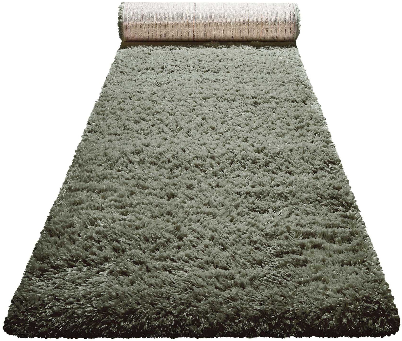 Homie Living Hochflor-Teppich »Matteo HL-0961«, rechteckig, 50 mm Höhe, nachhaltig aus 100% recyceltem PET, Langflor, Shaggy, Wohnzimmer