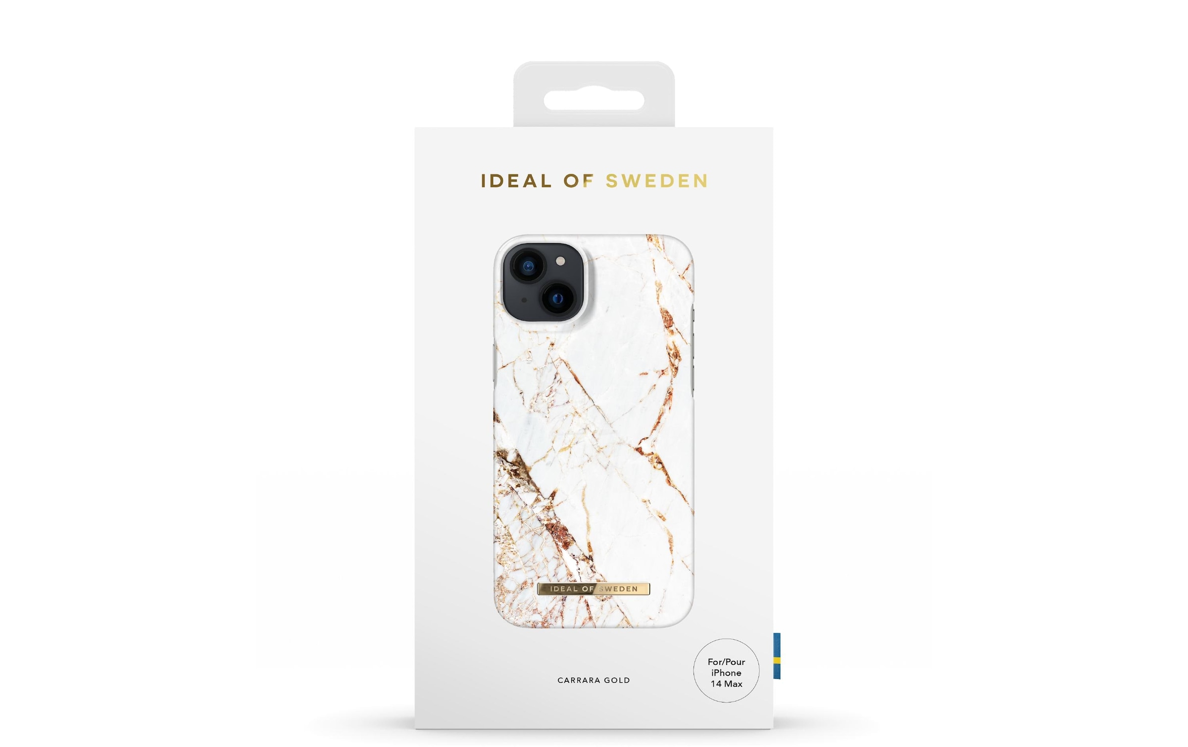 iDeal of Sweden Smartphone-Hülle »Carrara Goldfarben iPhone 14 Plus«