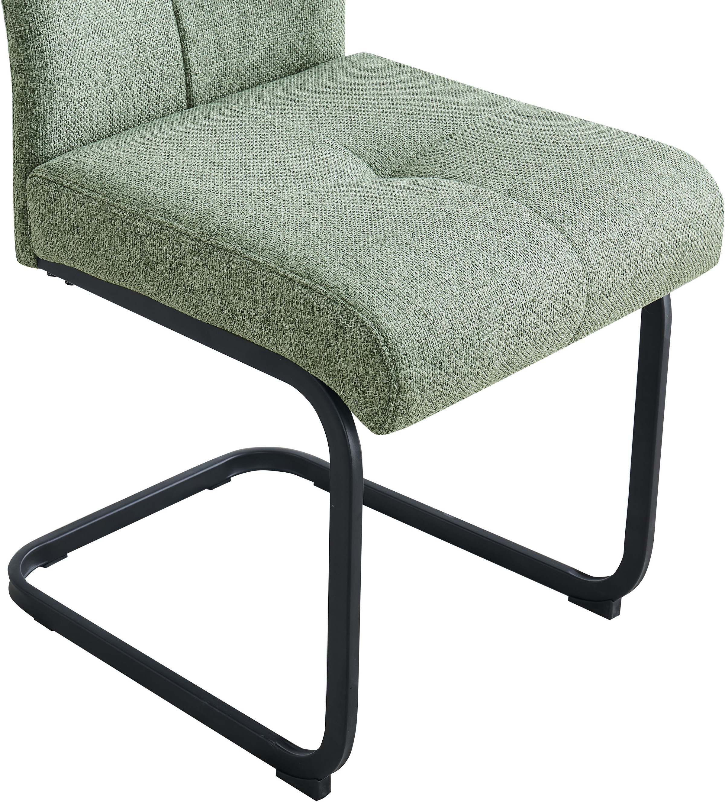 GOODproduct Freischwinger »Alabama« (Set) 2 Stk.gemütlicher Esszimmerstuhl mit Federkern und robustem Webstoff