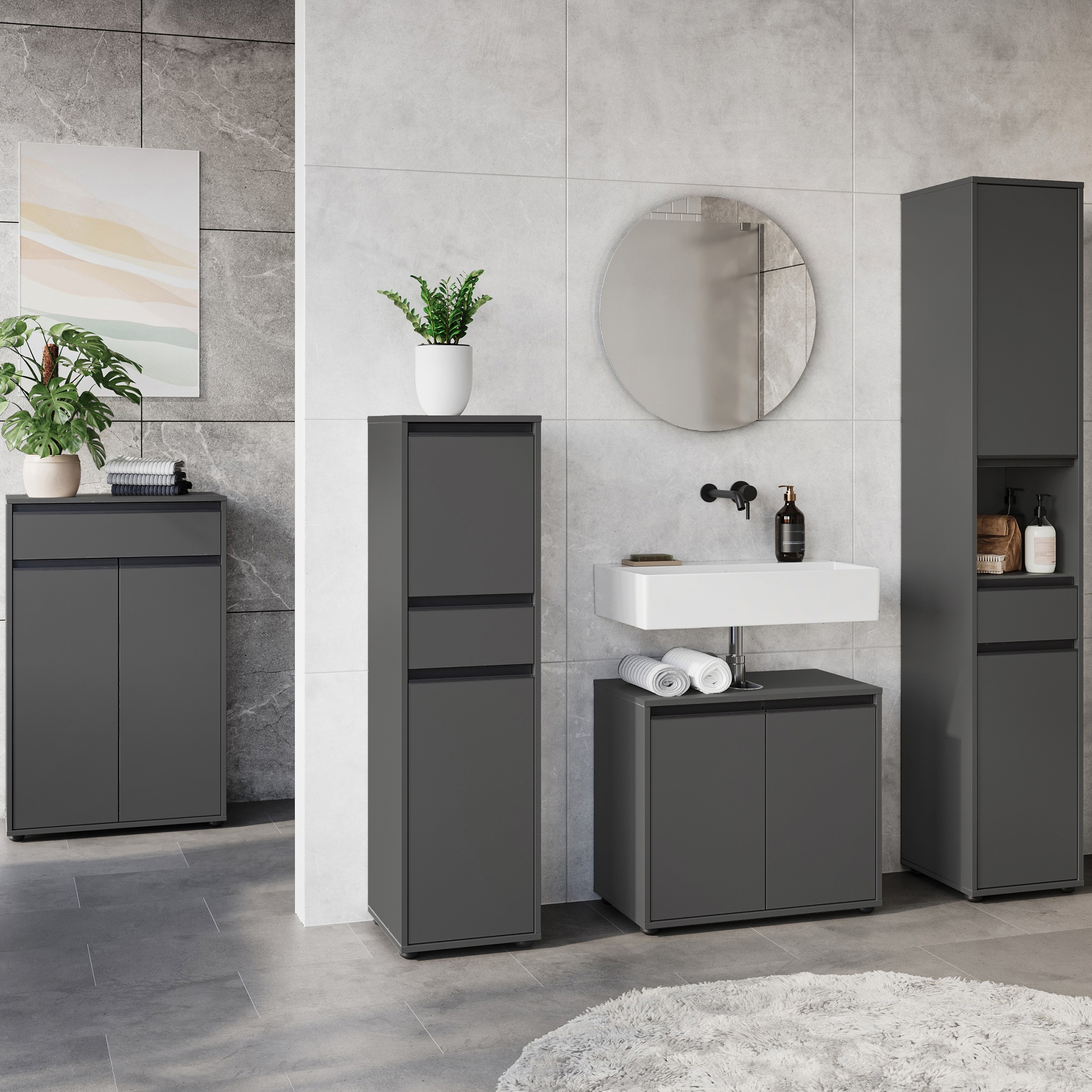 GERMANIA Badmöbel-Set »Lemont« 5 Stk. tlg.