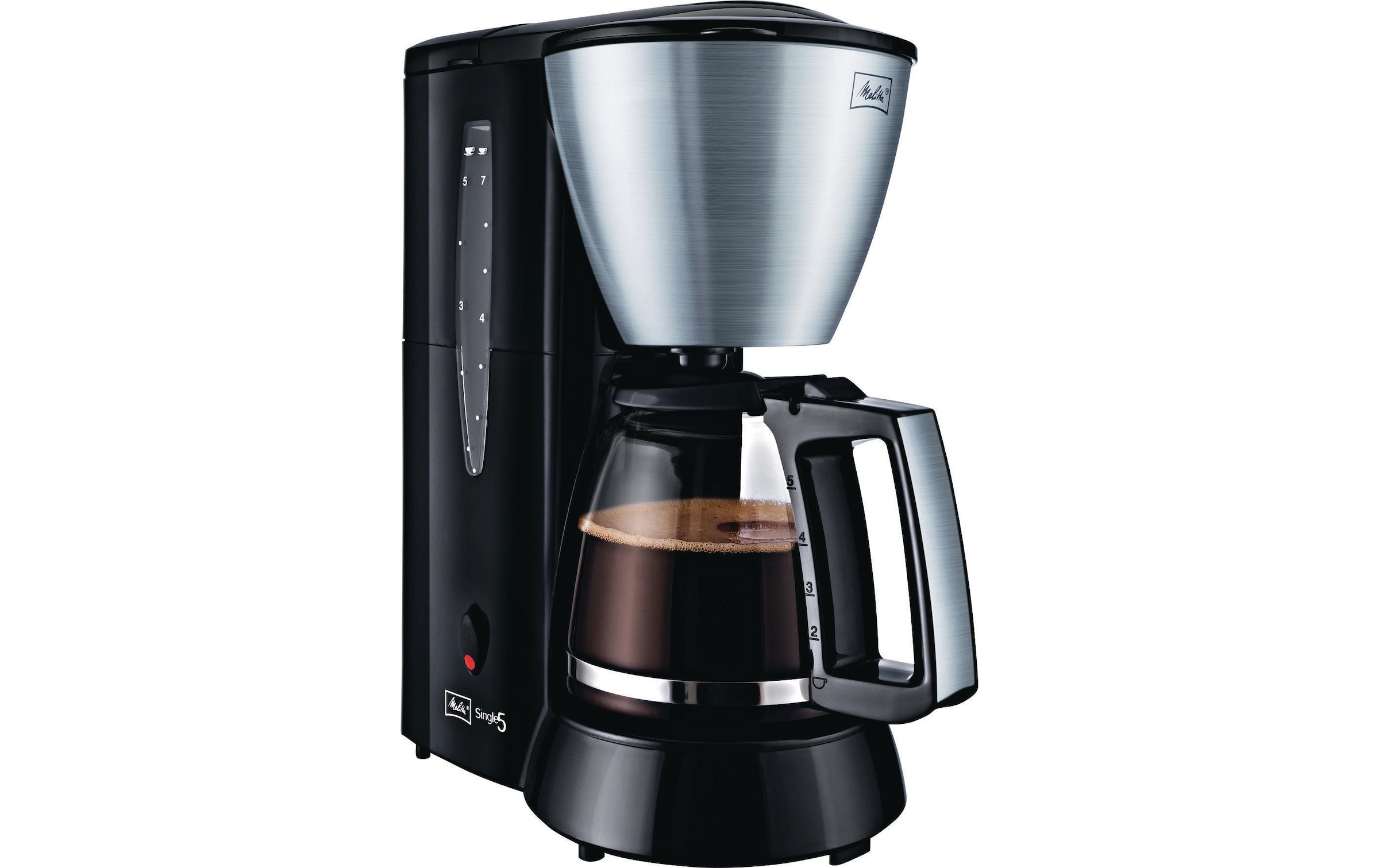 Melitta Filterkaffeemaschine »Single 5 Edelstahl«, Papierfilter, 1x2