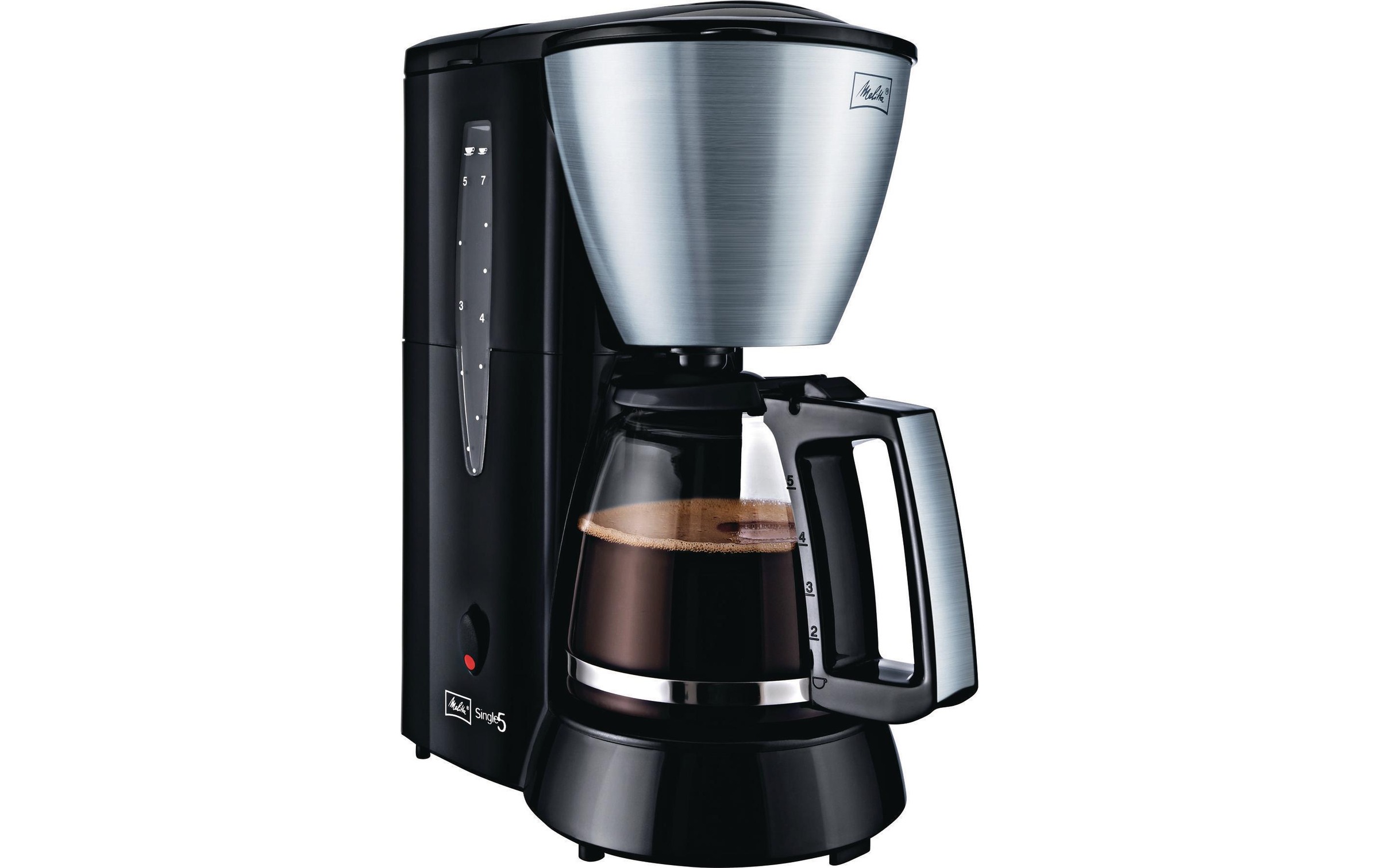 Melitta Filterkaffeemaschine »Single 5 Edelstahl«, Papierfilter, 1×2