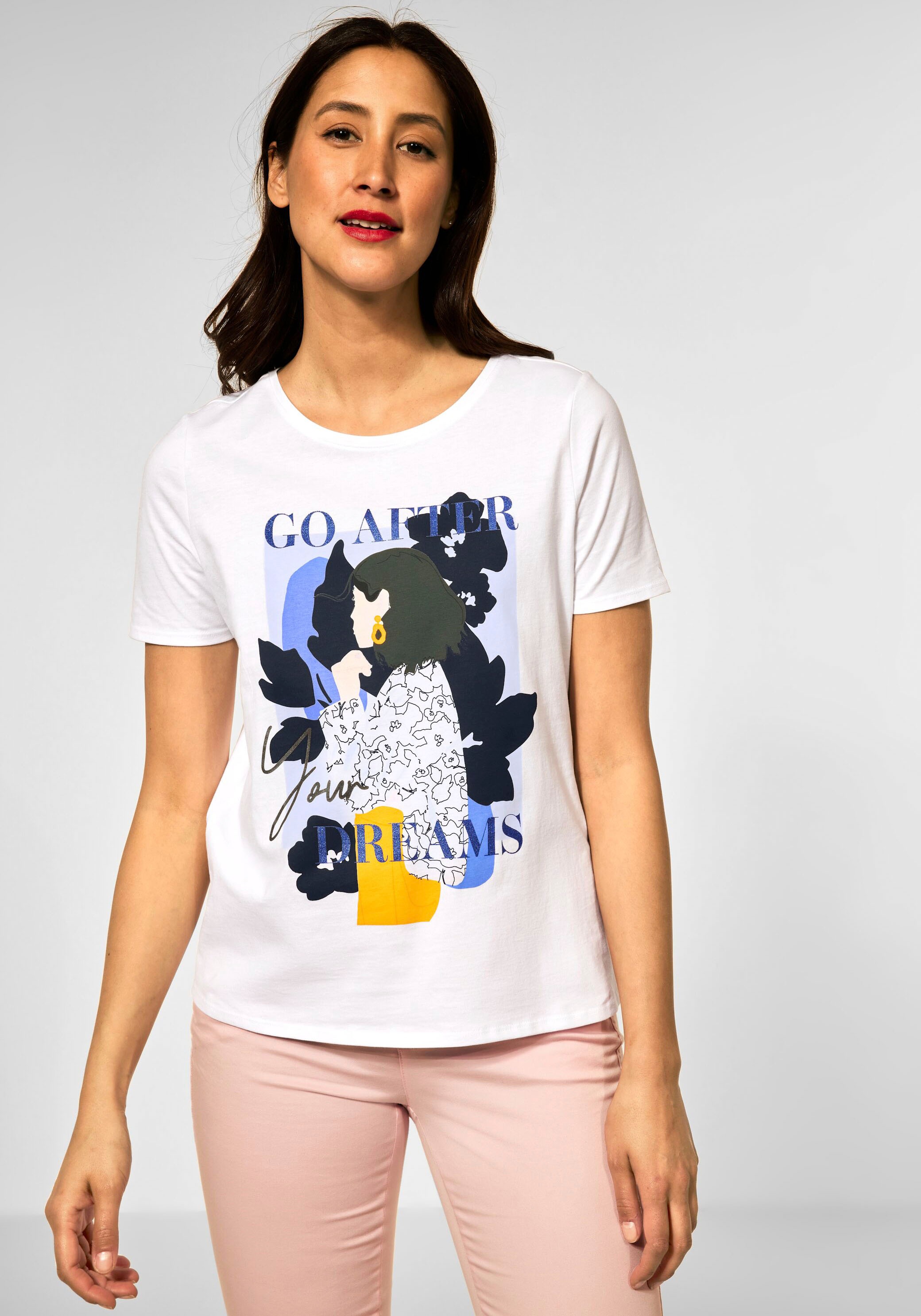 Image of STREET ONE Rundhalsshirt, mit Print bei Ackermann Versand Schweiz