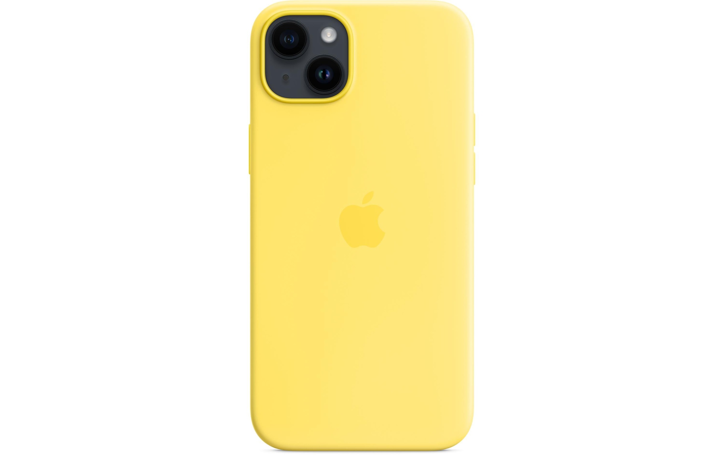 Apple Smartphone Silikon Case mit MagSafe, iPhone 14 Plus, Kanariengelb