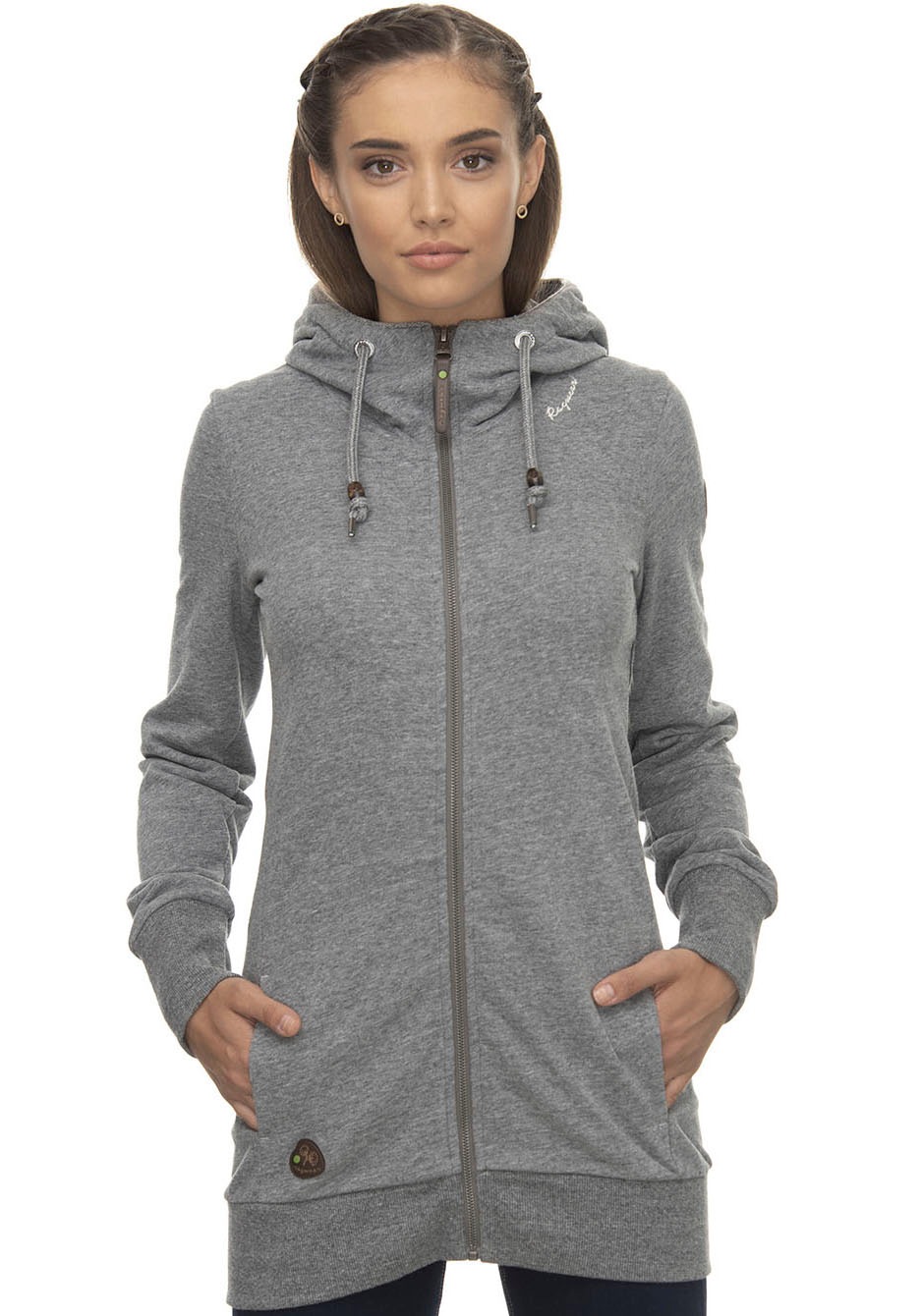 Image of Ragwear Sweatjacke »ELONA ZIP«, in Longform bei Ackermann Versand Schweiz