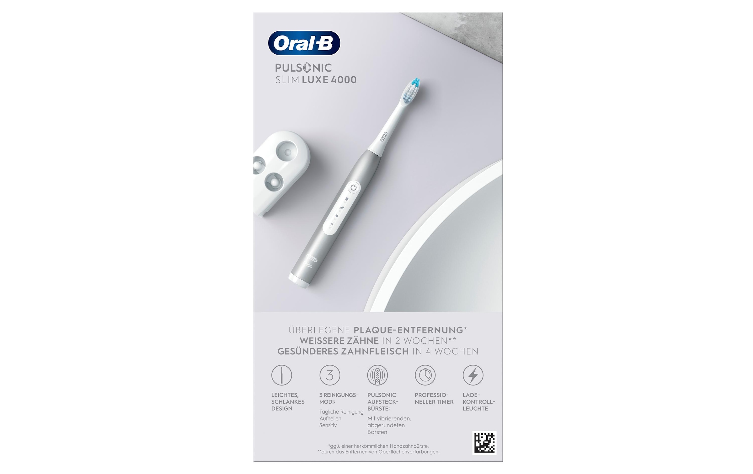 Oral-B Schallzahnbürste »Luxe 4000 Platin«