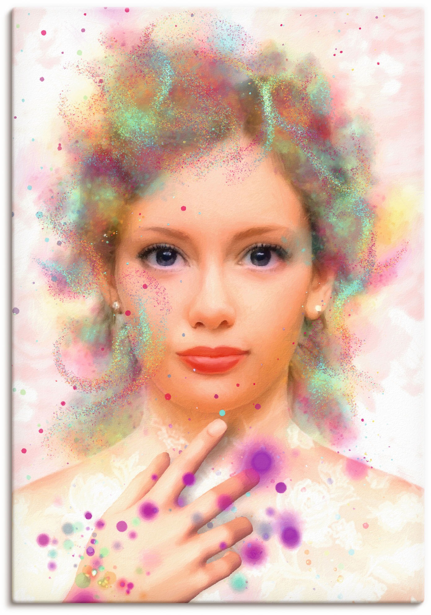 Image of Artland Wandbild »Seelenfarben«, Bilder von Frauen, (1 St.), in vielen Grössen & Produktarten - Alubild / Outdoorbild für den Aussenbereich, Leinwandbild, Poster, Wandaufkleber / Wandtattoo auch für Badezimmer geeignet bei Ackermann Versand Schweiz