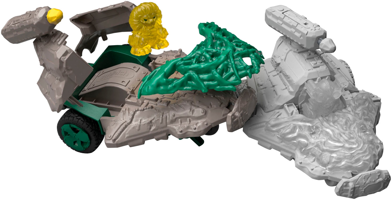 Schleich® Voiture-jouet »ELDRADOR® CREATURES, Dschungel Düsenjet Fahrzeug (42666)« mit Mini Cretaure; Made in Europe