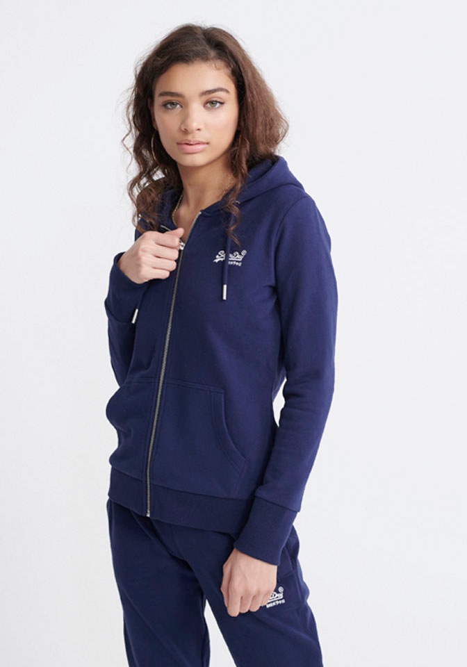 Image of Superdry Sweatjacke »OL ZIPHOOD«, mit kleiner Logo-Stickerei bei Ackermann Versand Schweiz