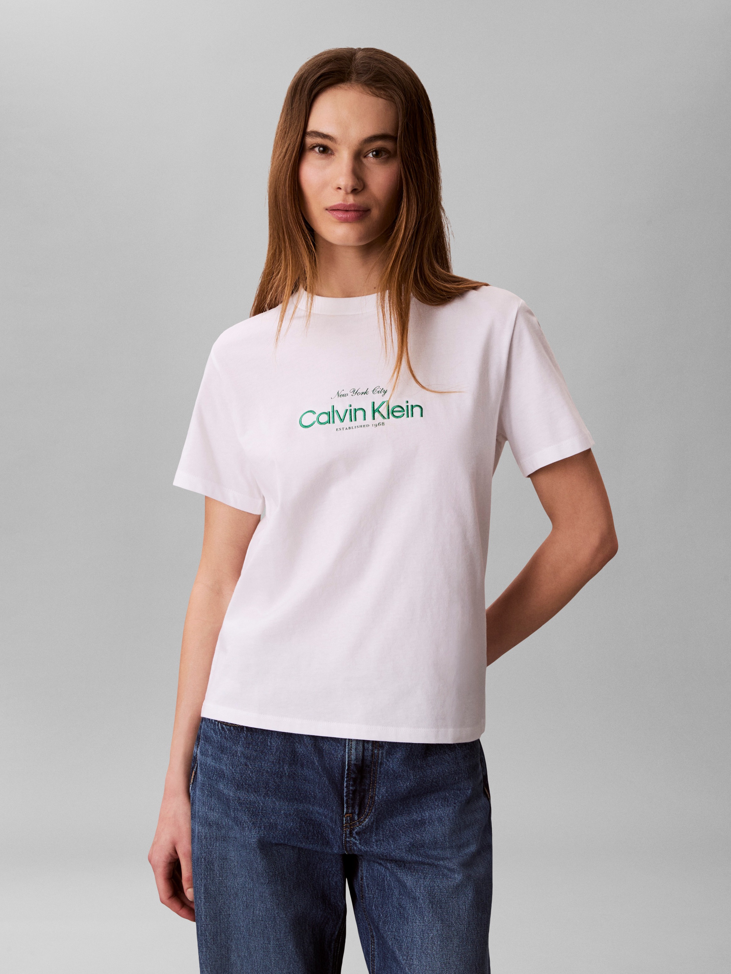 Image of Calvin Klein Jeans T-Shirt Regular fit, mit Logoschriftzug