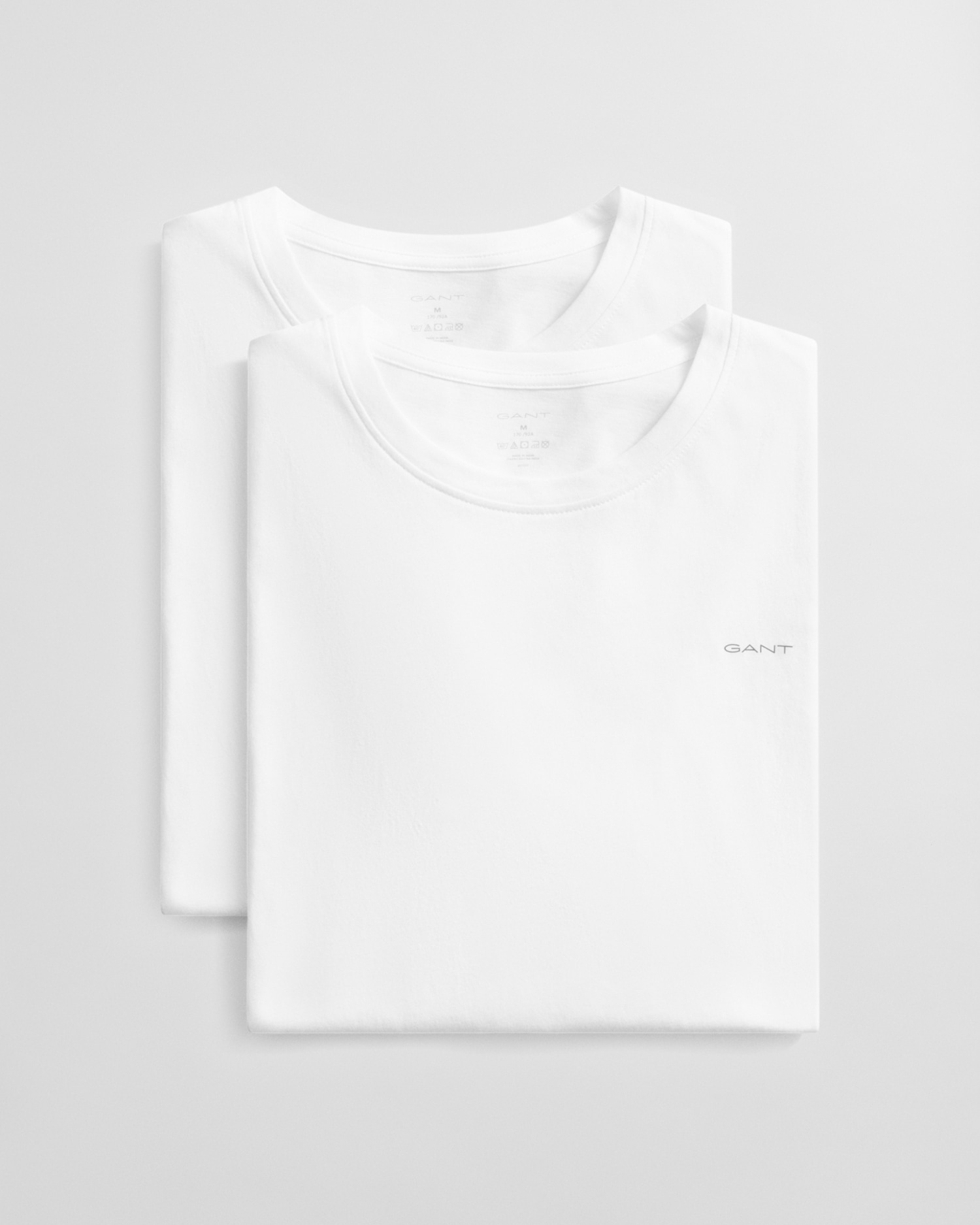 Gant Kurzarmshirt »C-NECK T-SHIRT 2-PACK« Mit Rundhalsausschnitt