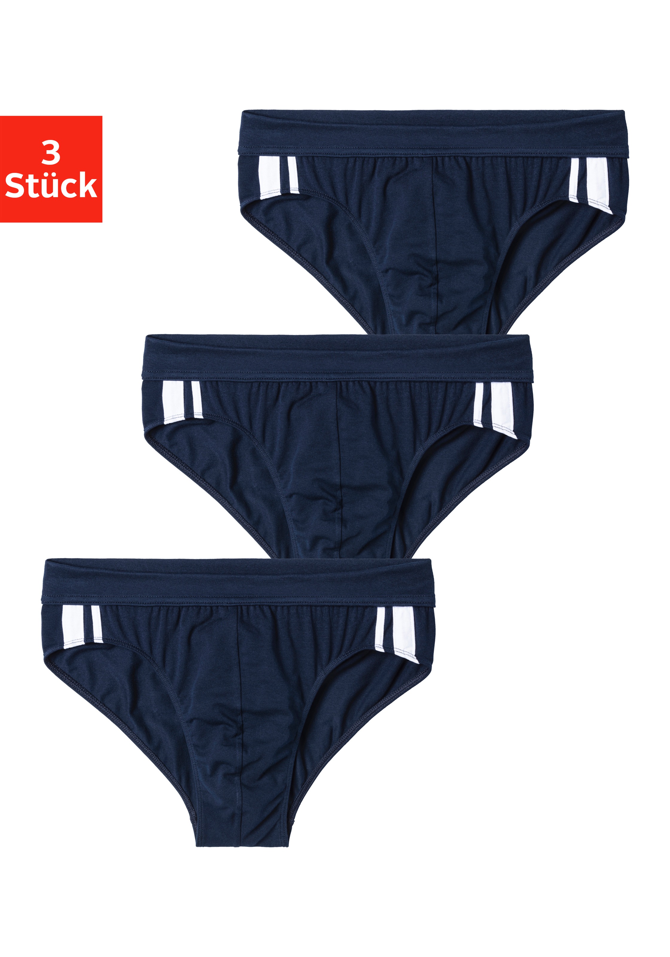 Image of Schiesser Slip, (3 St.), mit Kontrast-Paspeln bei Ackermann Versand Schweiz