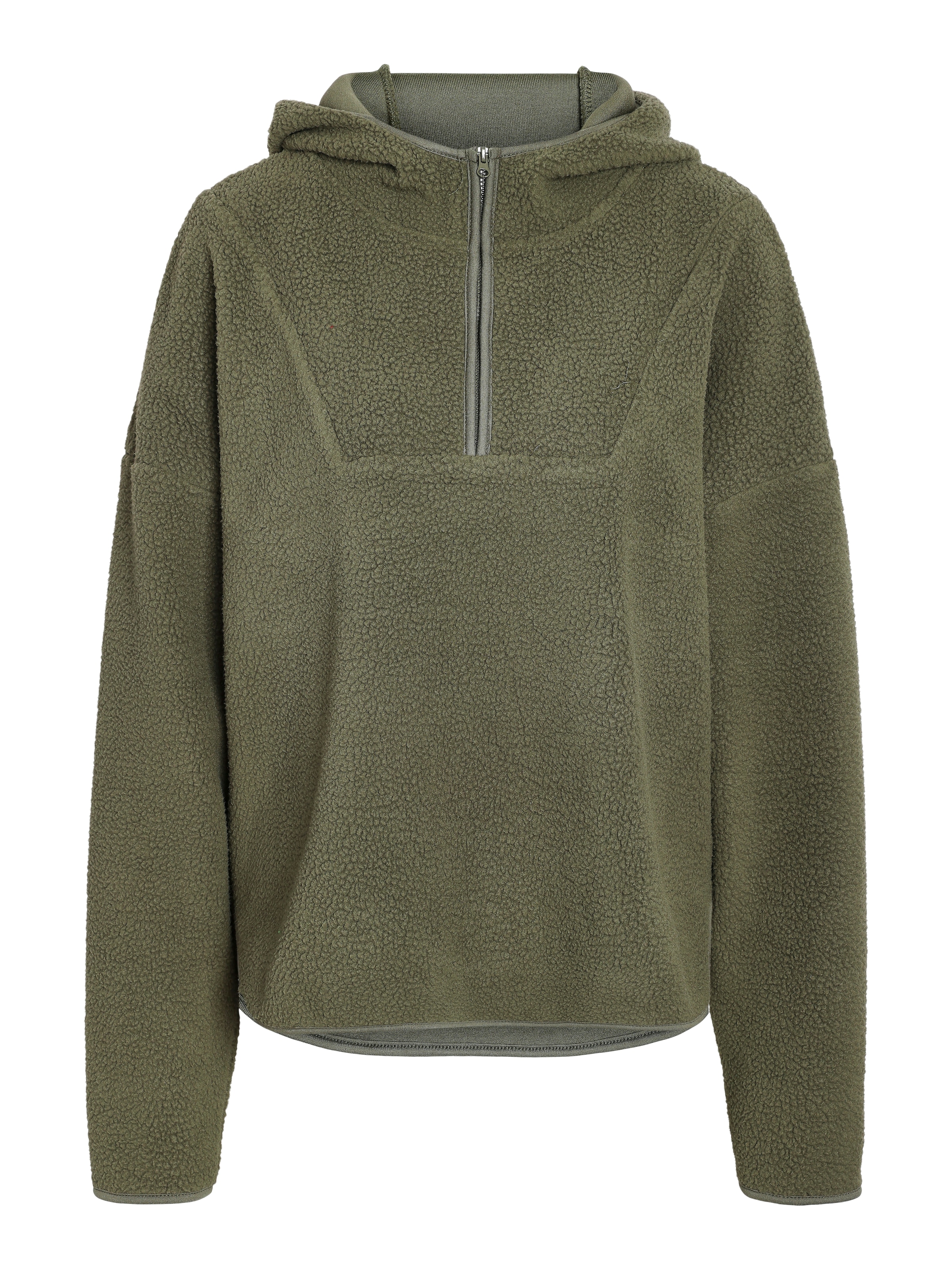 Noisy may Fleecepullover »NMCOZY L/S HALFWAY ZIP SWEATER JRS NOOS«, Polyester, relaxed fit
