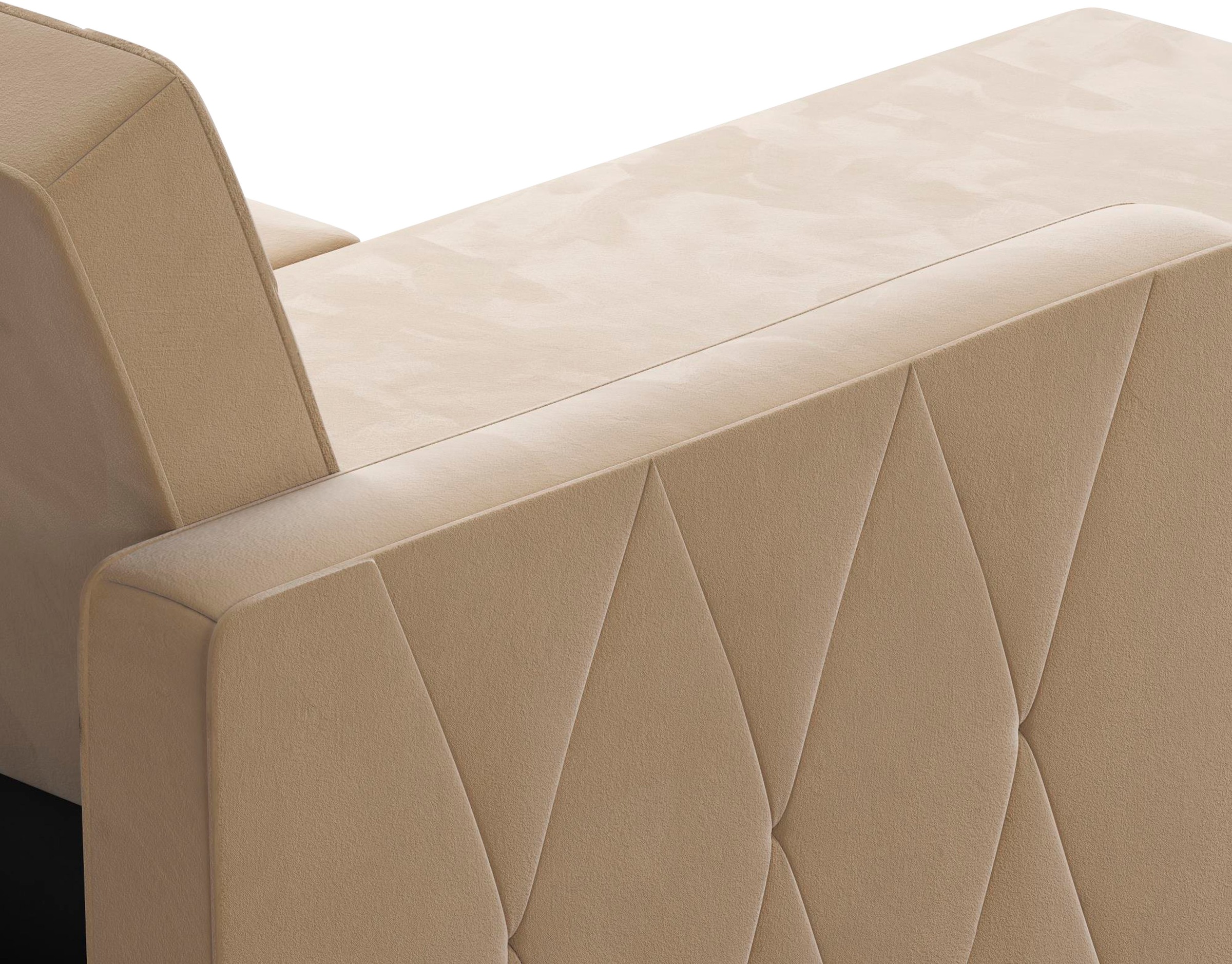 CosmoLiving by Cosmopolitan Ecksofa »Liberty, L-Form,« mit Schlafffunktion, Recamiere beidseitig montierbar, Sitzhöhe 43 cm