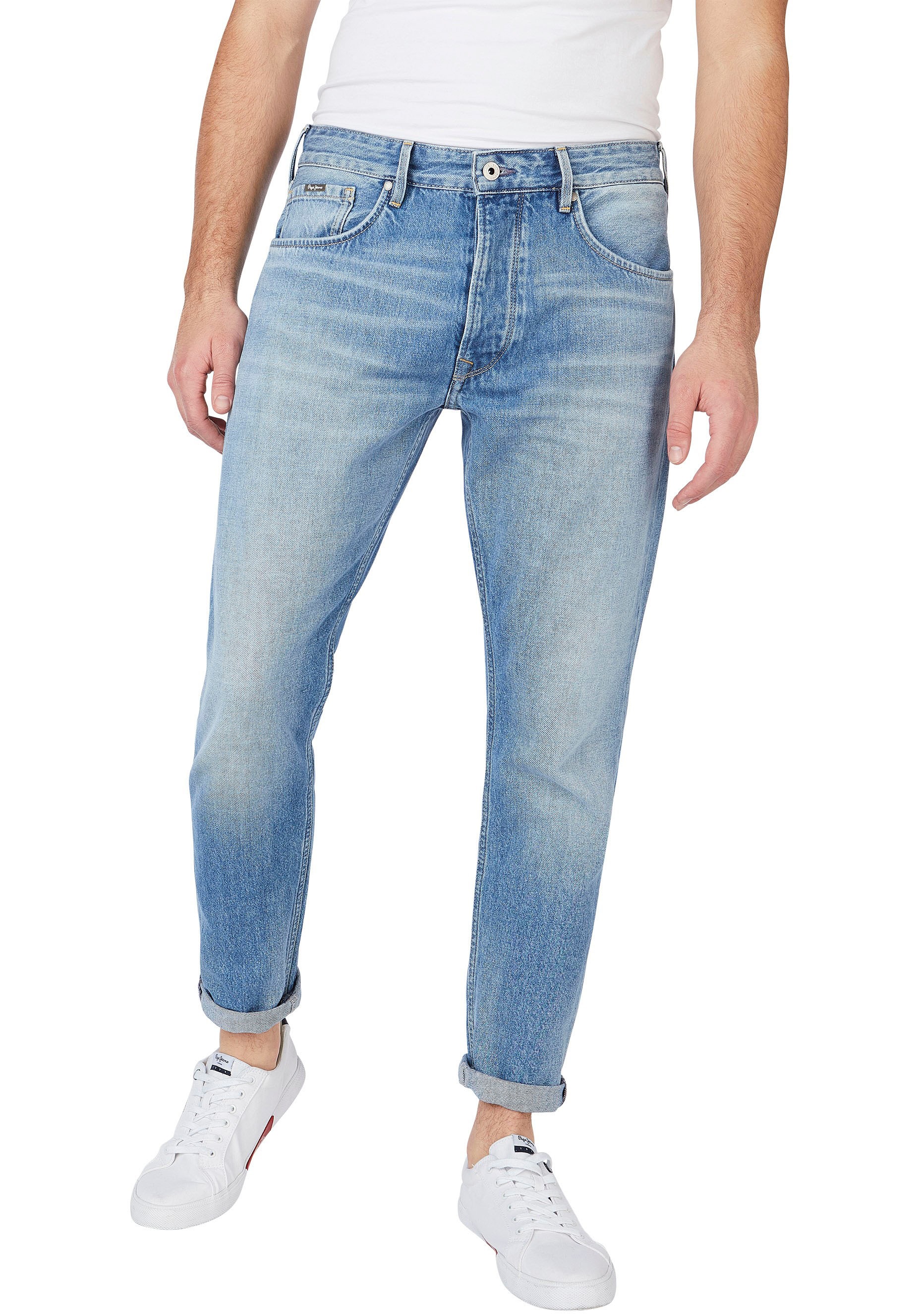 Pepe Jeans Relax-fit-Jeans »Callen«, in Used-Waschung kaufen