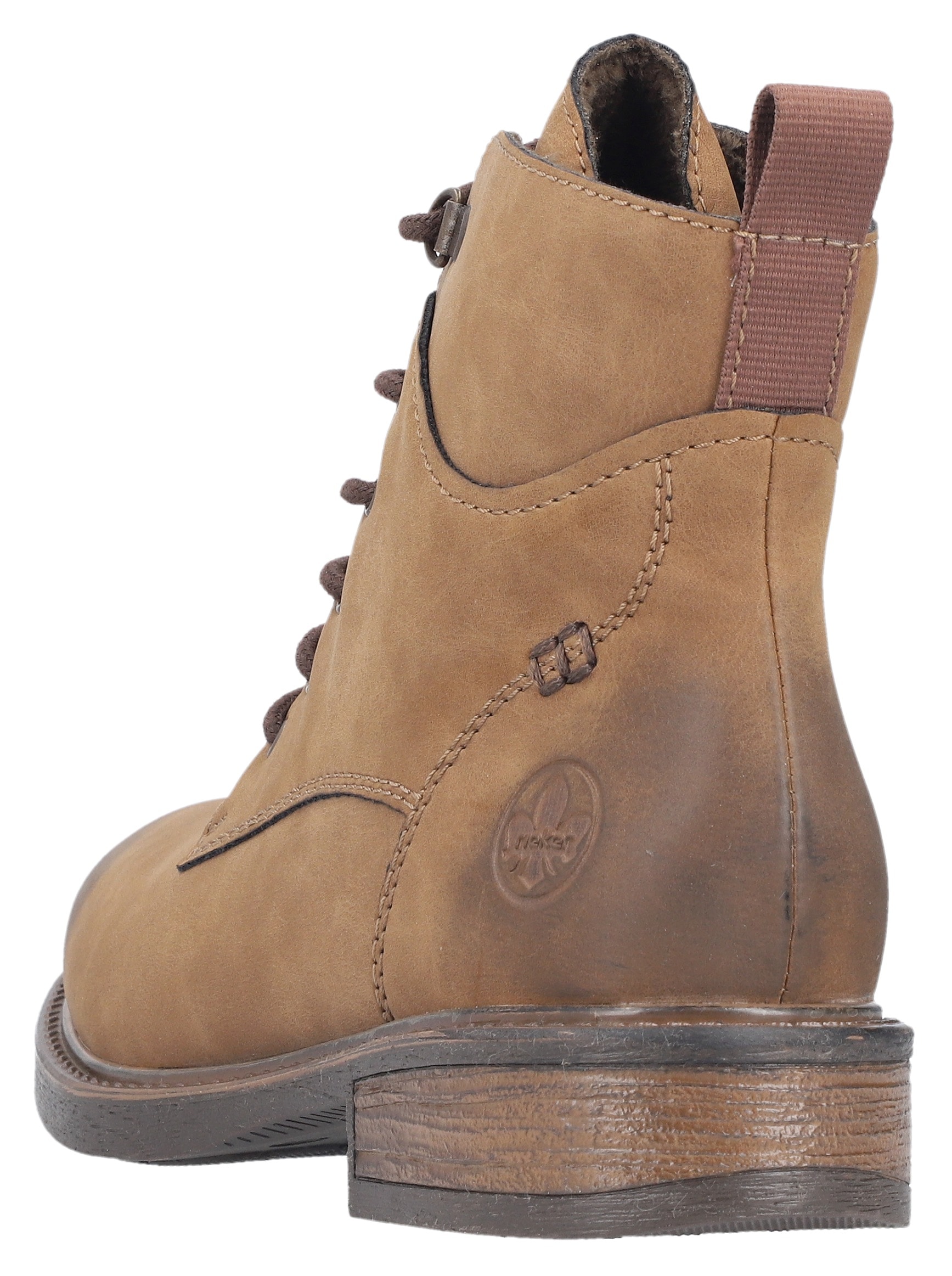 Rieker Schnürstiefelette  Schnürboots, Casual-Boots in aktueller Used-Optik