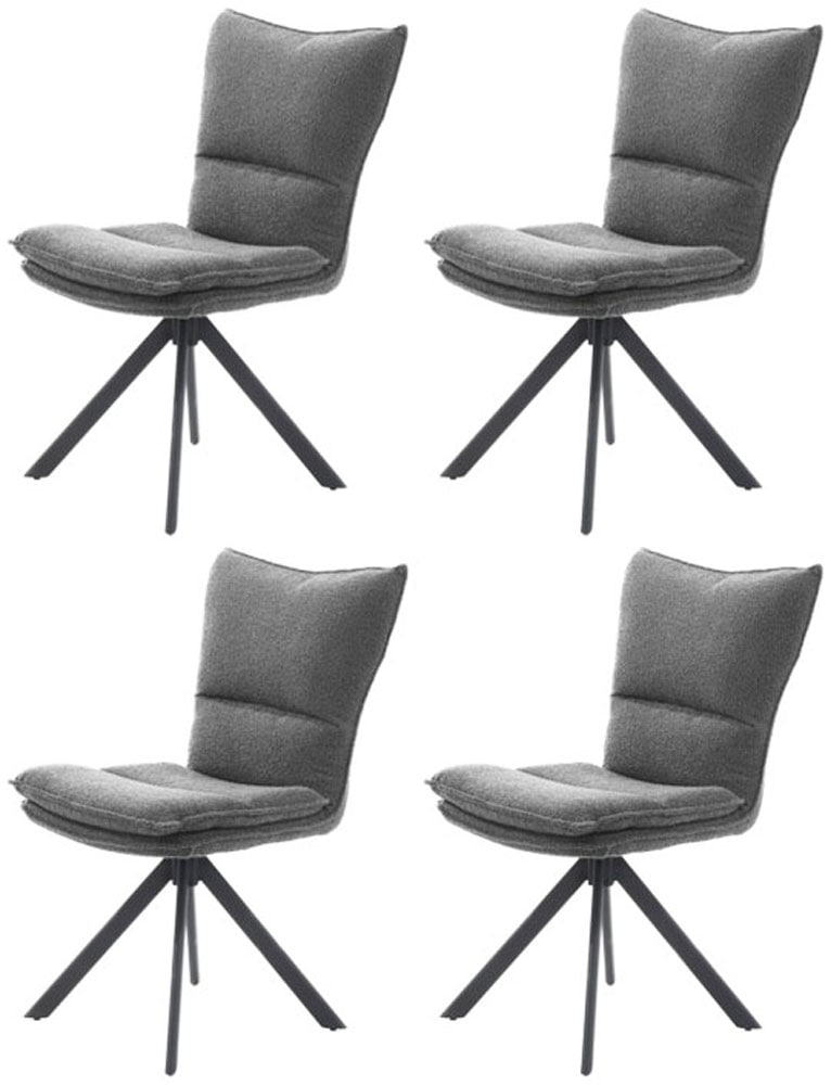 Image of Jockenhöfer Gruppe Drehstuhl "Florina" (Set) 4 Stk.4-Fuss-Stuhl, inklusive Drehfunktion (360), bis 150kg belastbar