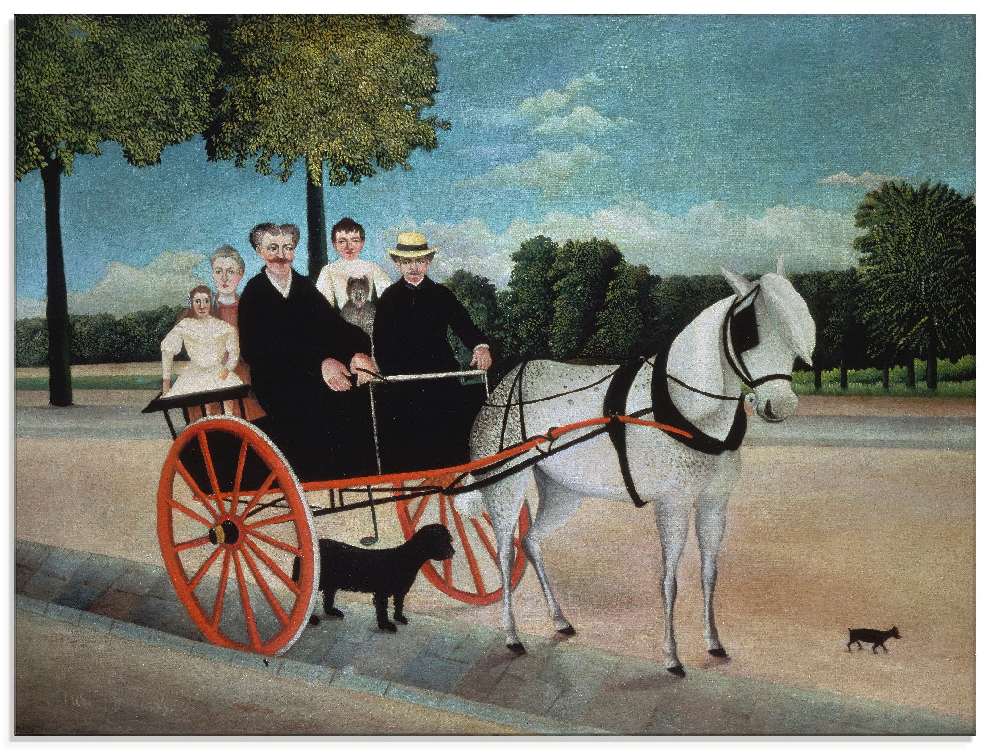 Image of Artland Glasbild »Der Karren des alten Juniet. 1908«, Kutschen, (1 St.) bei Ackermann Versand Schweiz